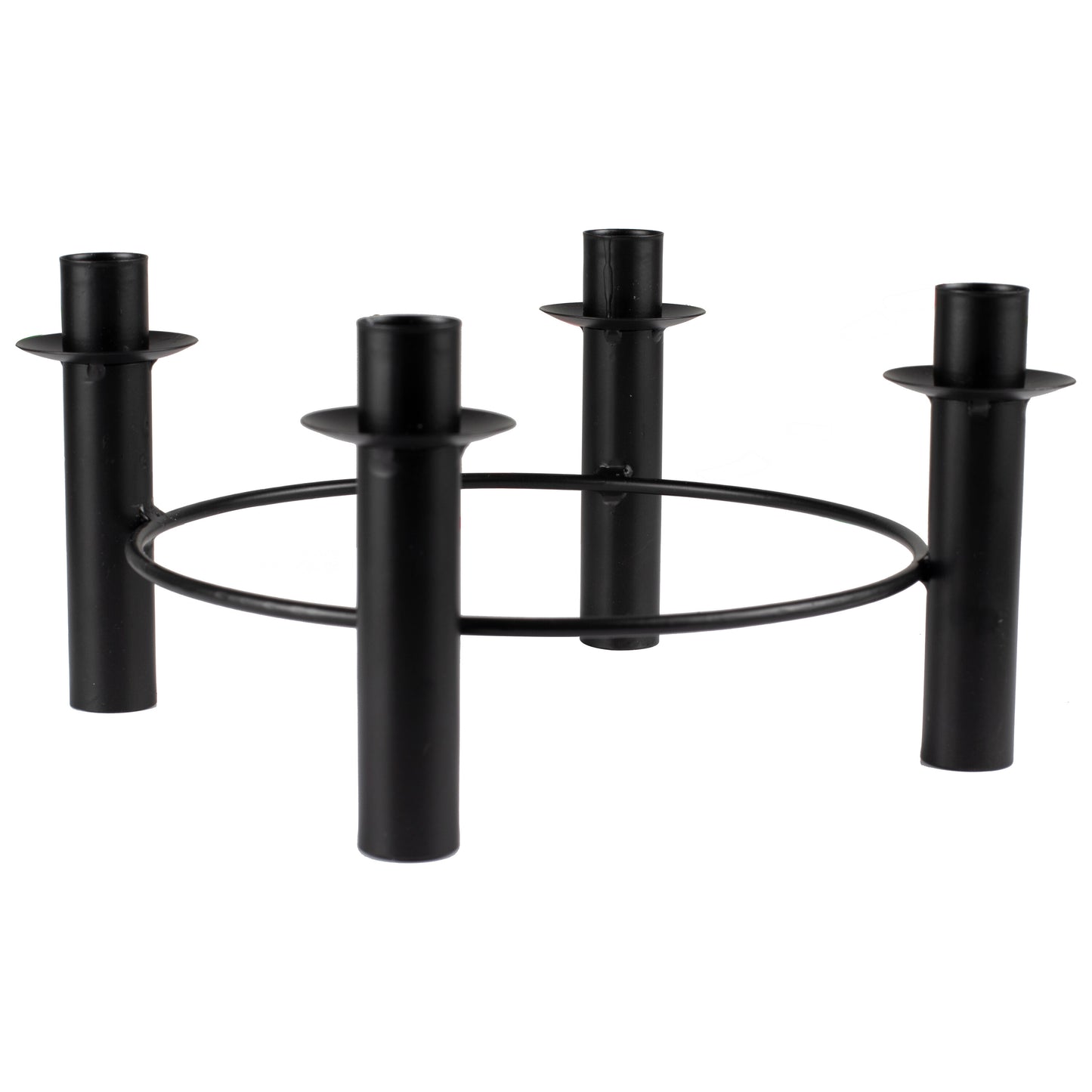 Black Christmas Candle Centrepiece