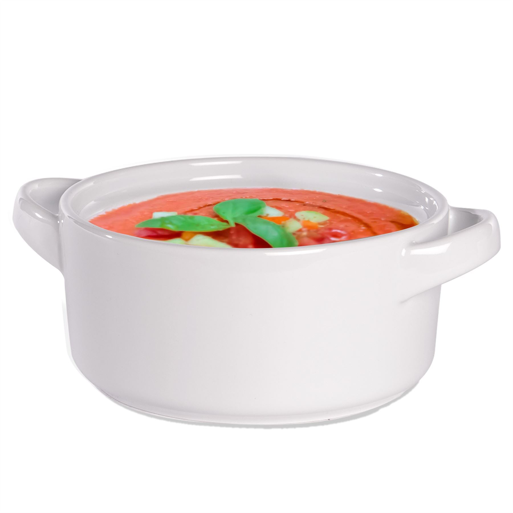 Soup Bowls with Handles - Set of 4 | M&W	