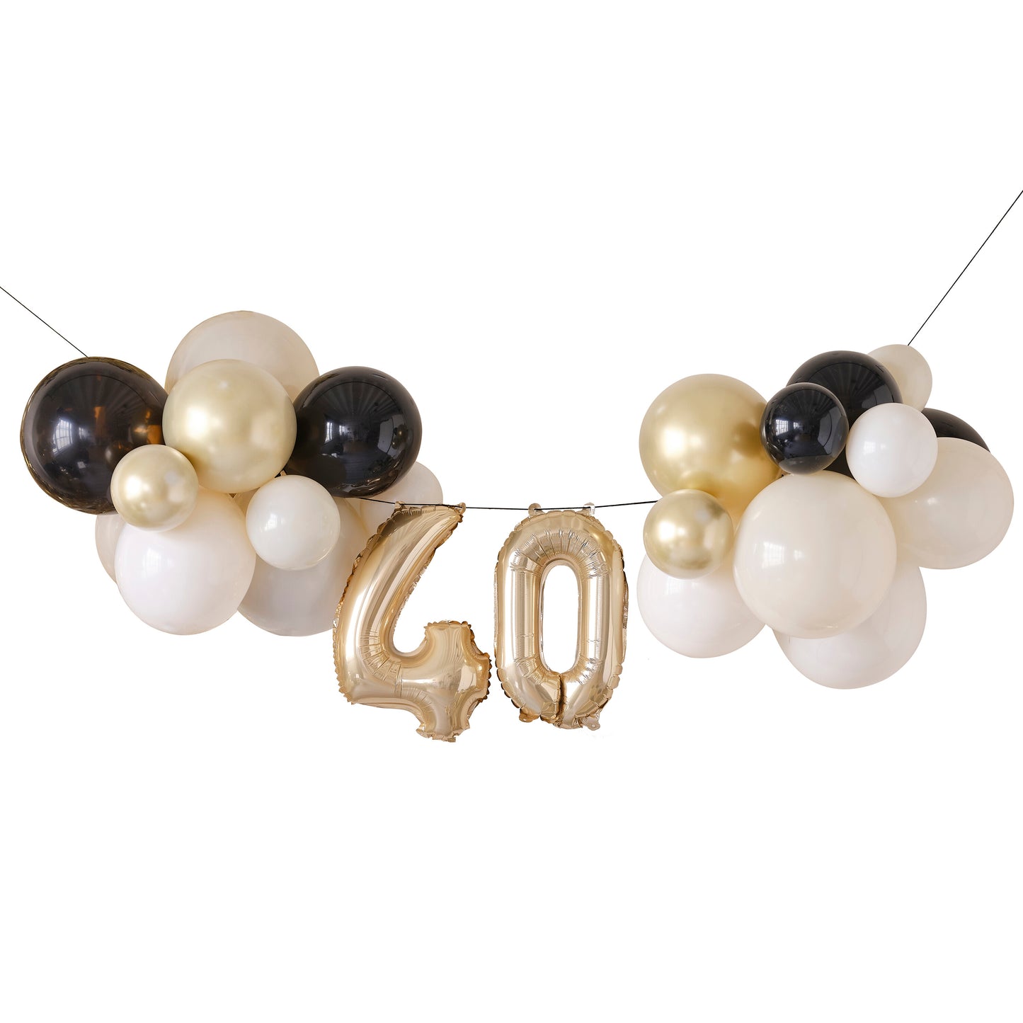 40th Birthday Milestone Balloon Bunting Decoration
