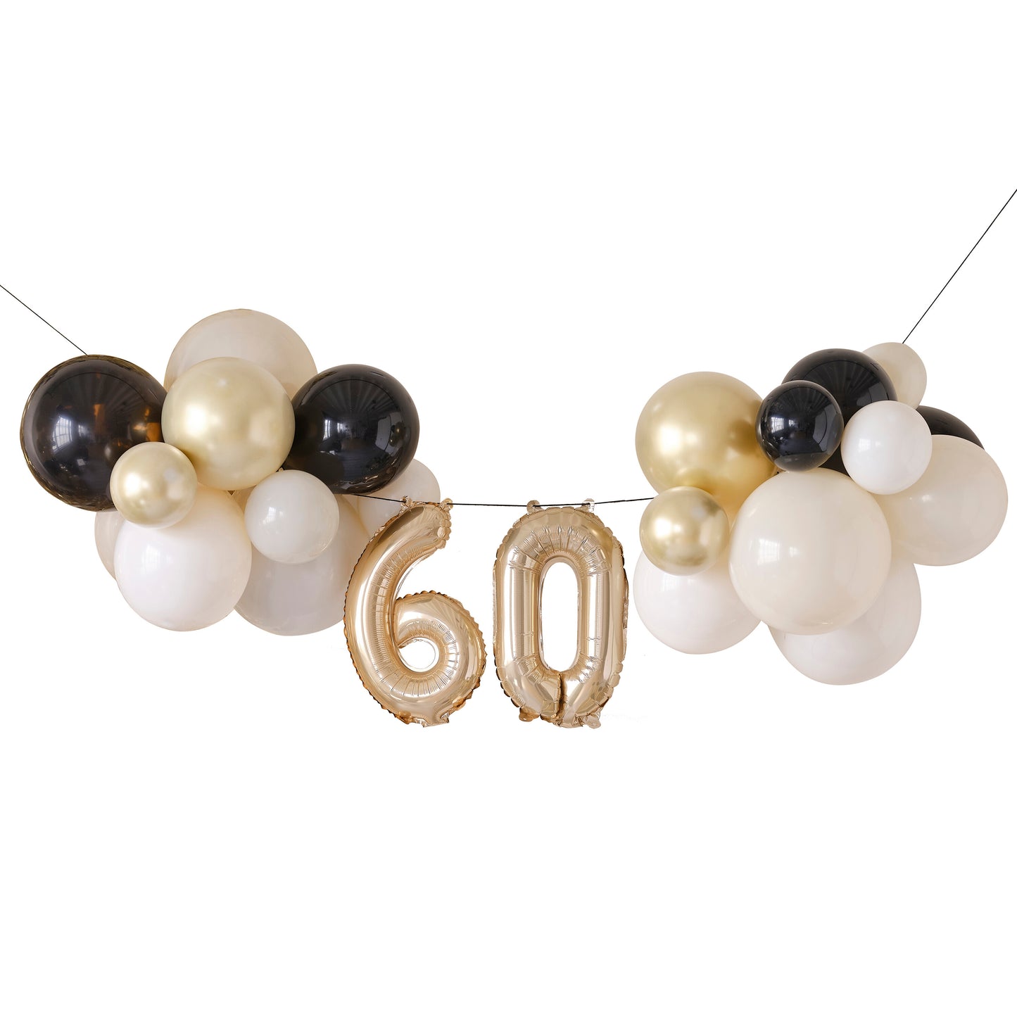 60th Birthday Milestone Balloon Bunting Decoration