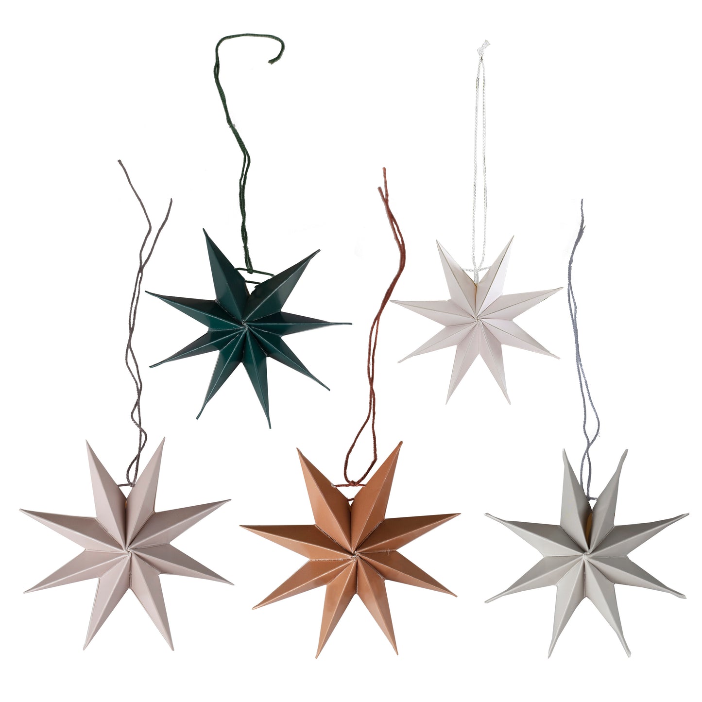 Paper Star Christmas Tree Decorations