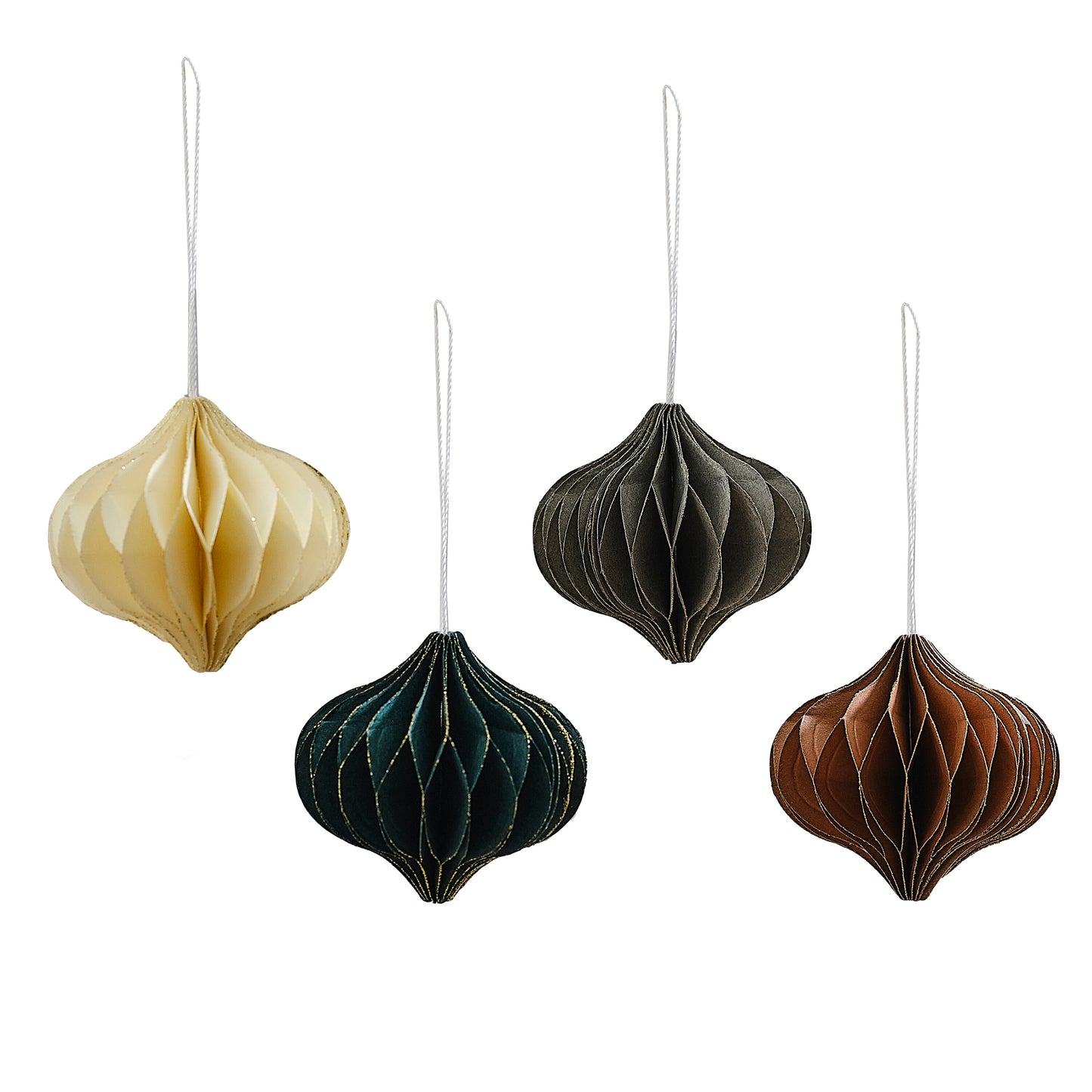 Honeycomb Hanging Christmas Decorations