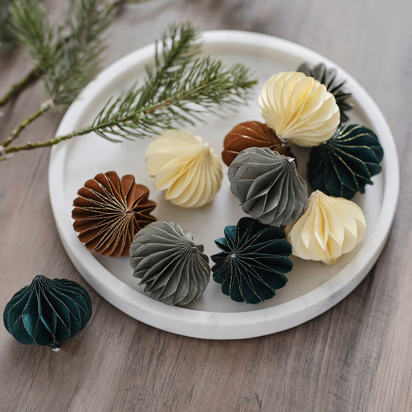 Honeycomb Hanging Christmas Decorations