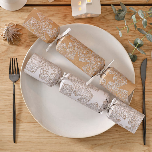 Stars Recyclable Christmas Crackers