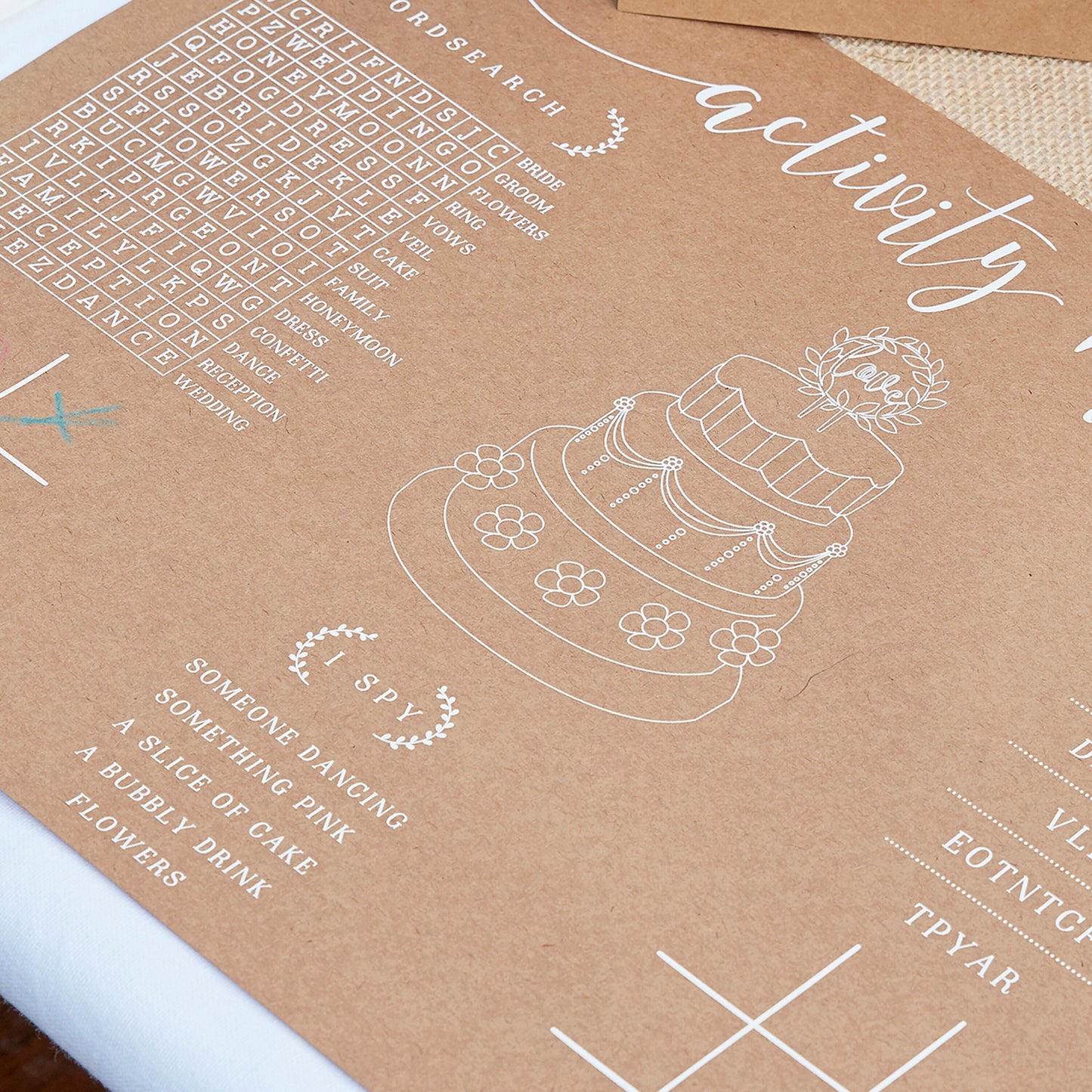 Childrens Wedding Activity Sheet