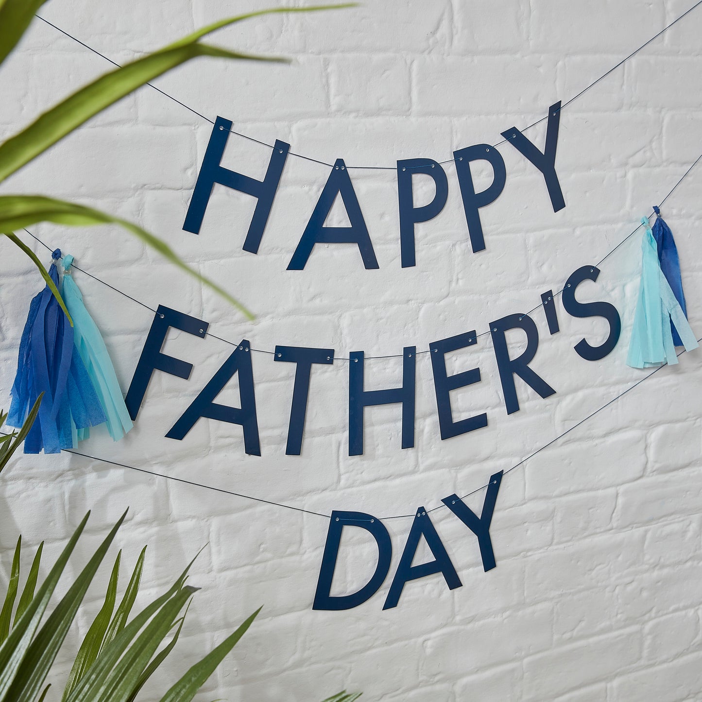 Happy Father's Day Bunting with Tassels