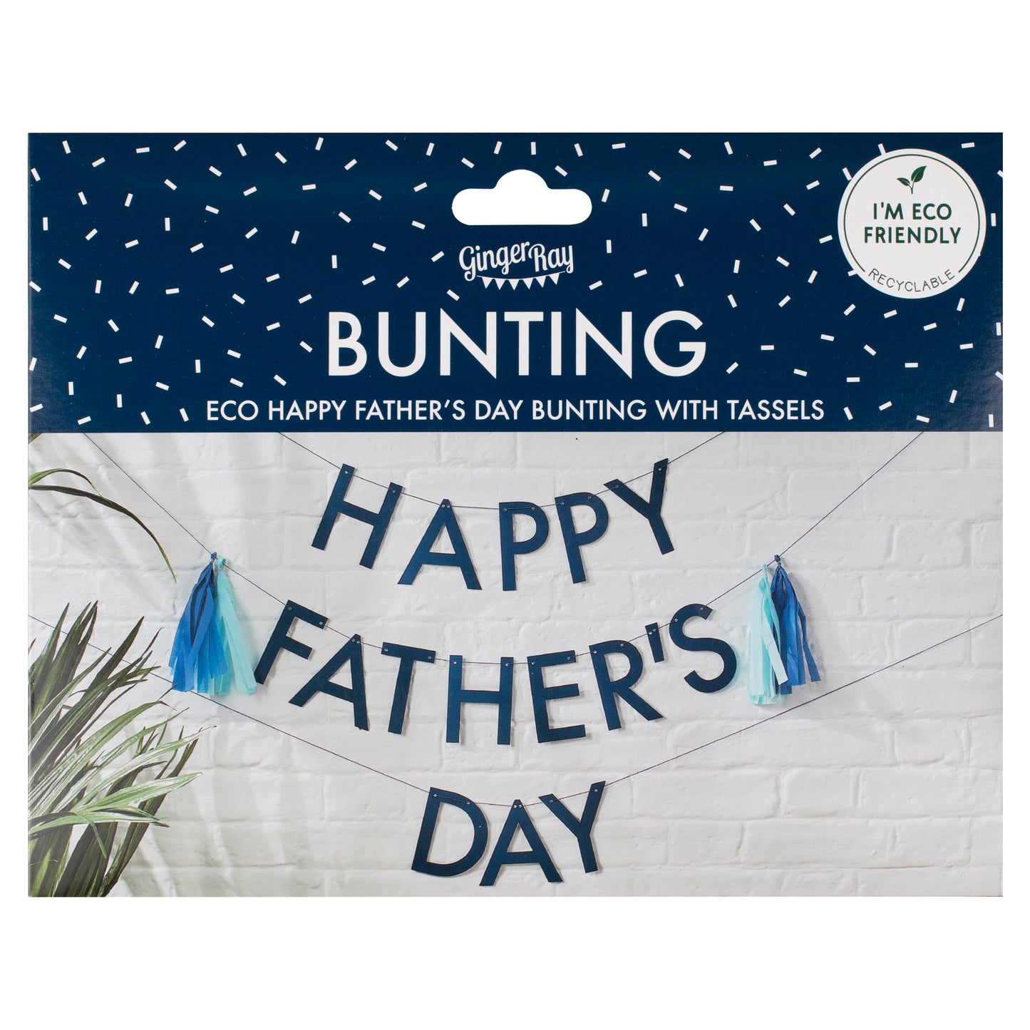 Happy Father's Day Bunting with Tassels
