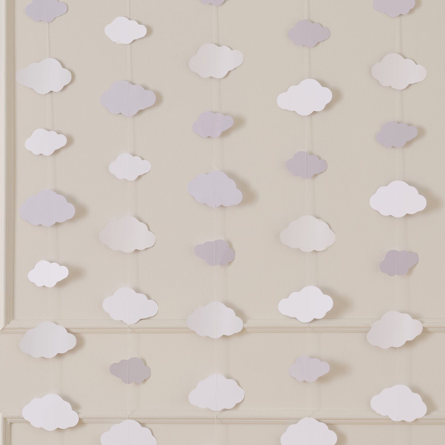 Pearlescent Cloud Baby Shower Backdrop
