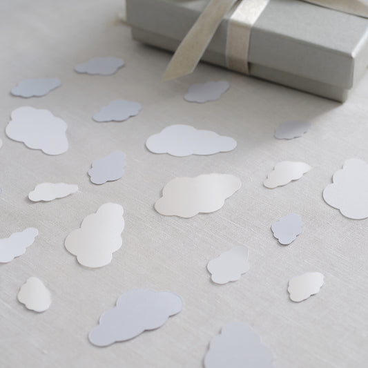 Pearlescent Cloud Table Confetti