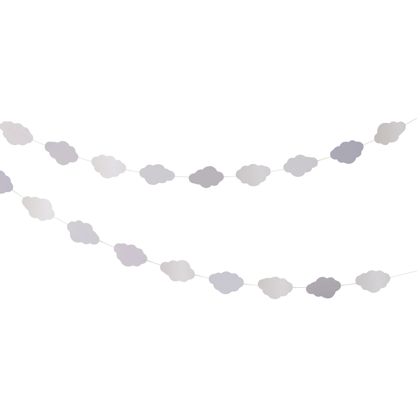 Pearlescent Cloud Baby Shower Bunting