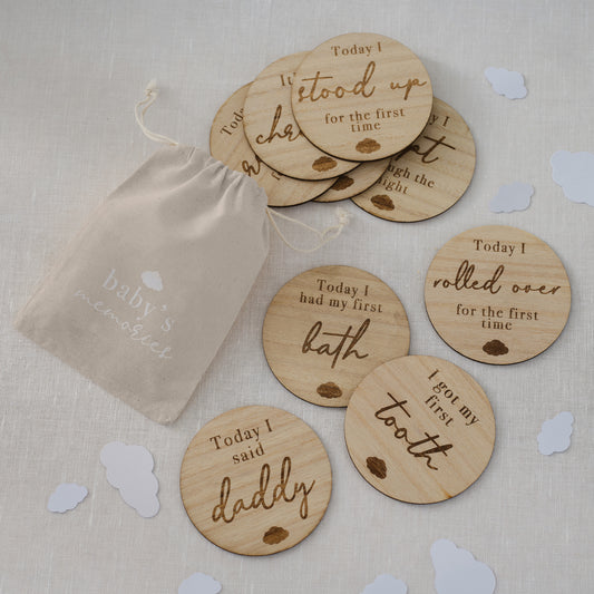 Wooden Baby Milestone Signs