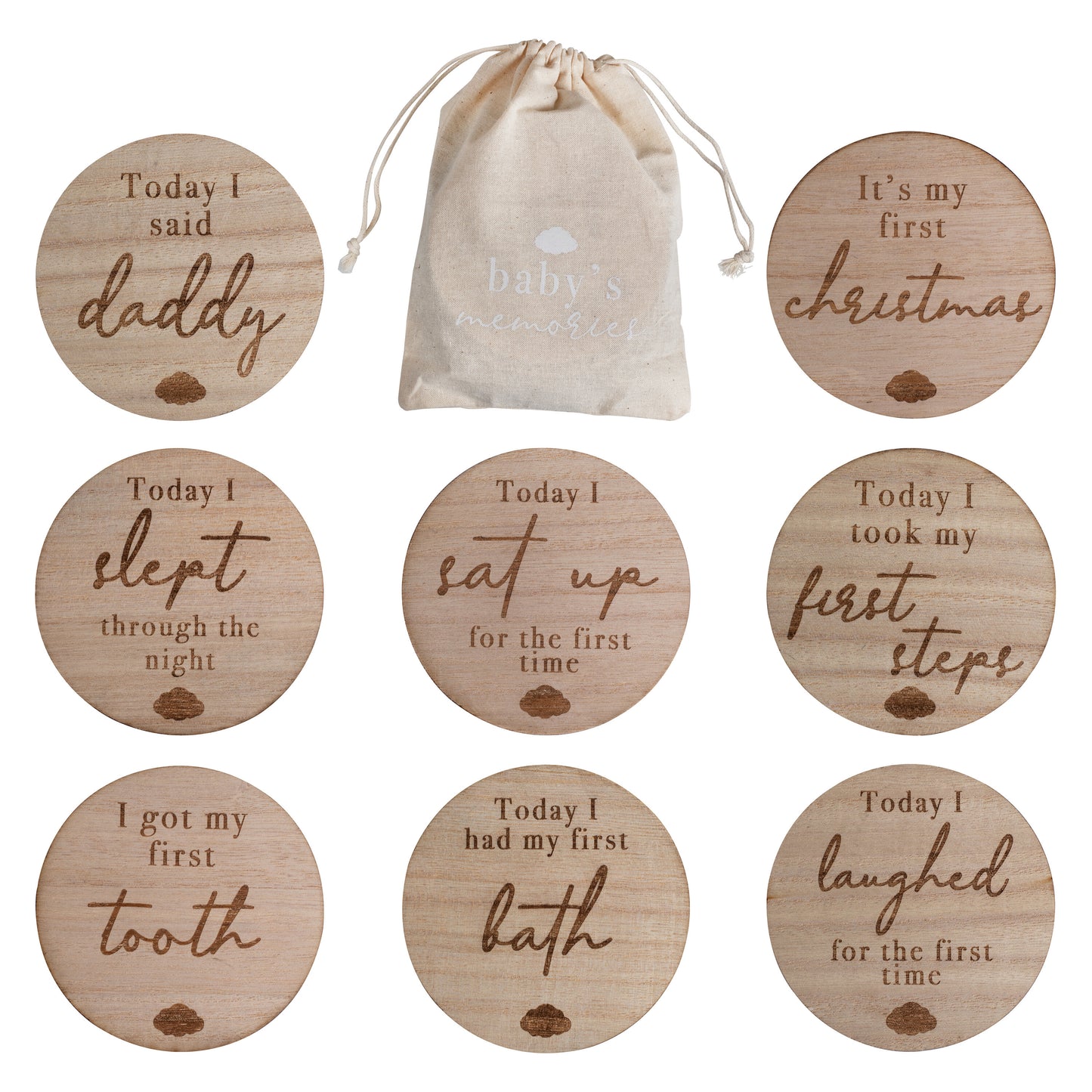 Wooden Baby Milestone Signs