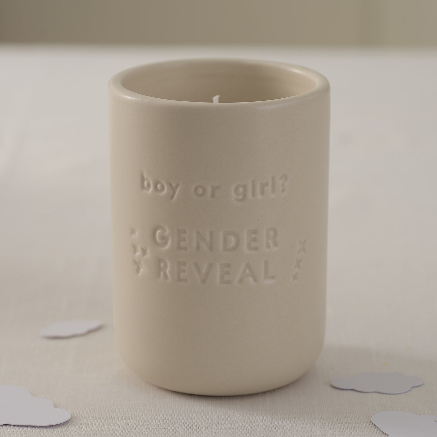 Blue Gender Reveal Candle