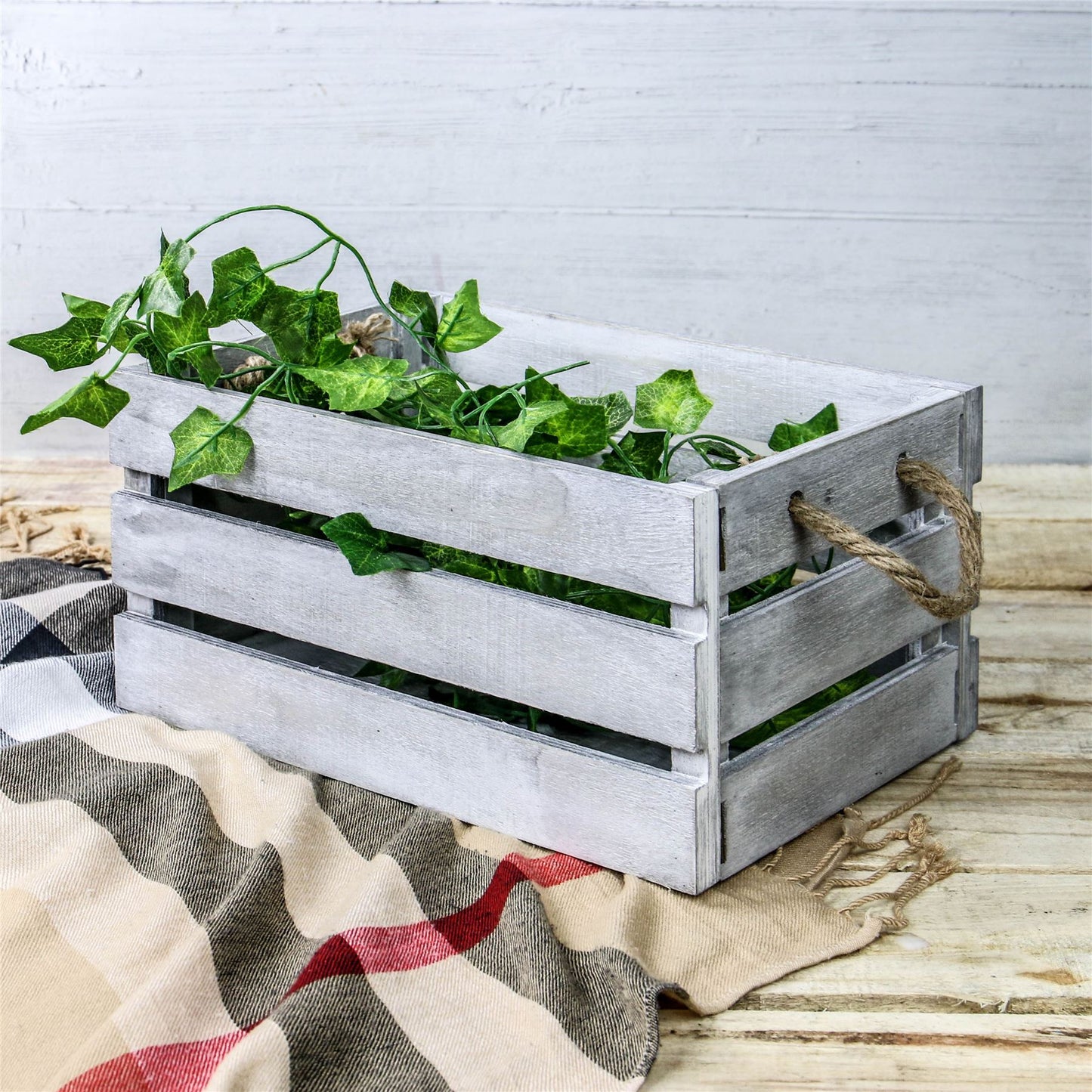 Wooden Storage Crates - Set of 3 | M&W	