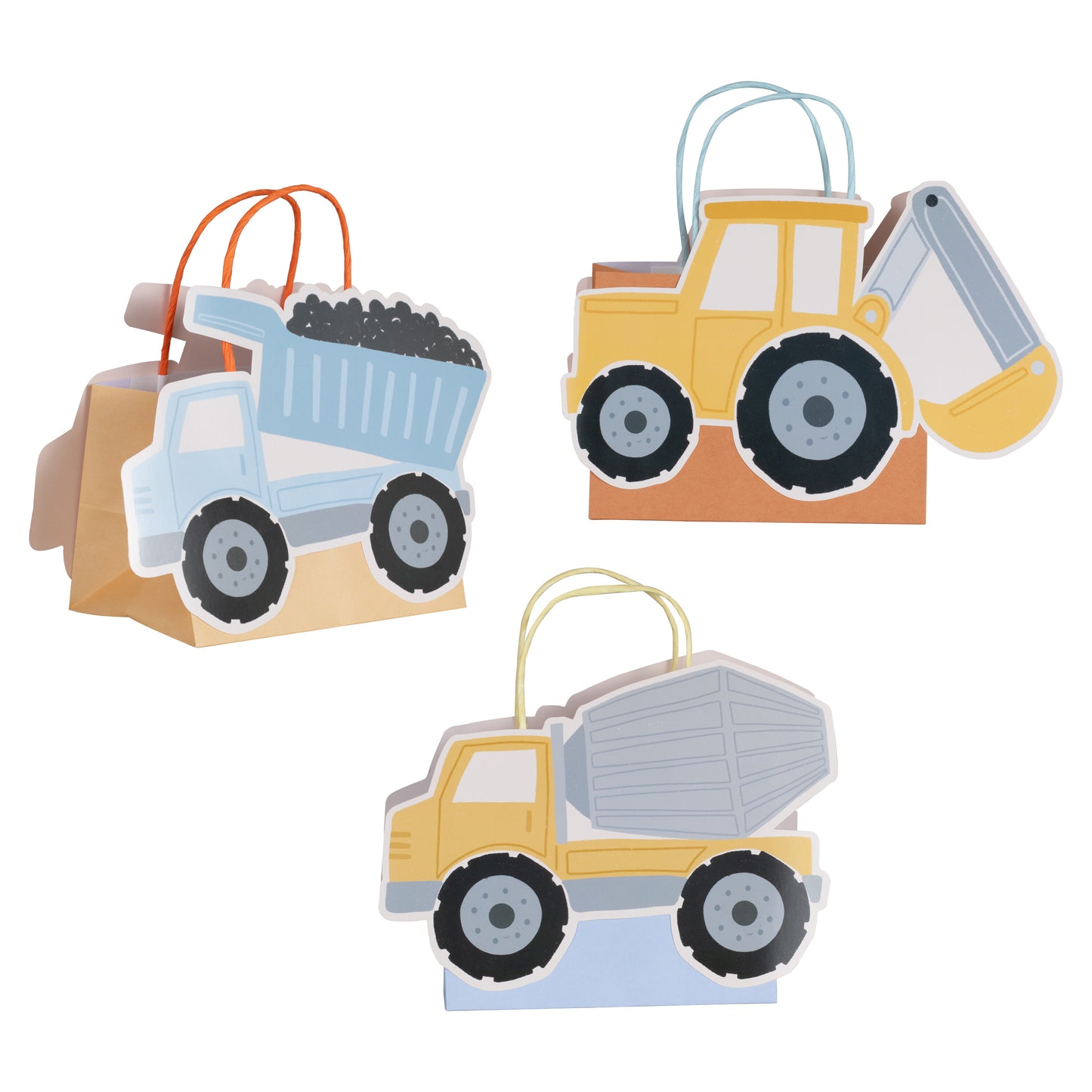Construction Vehicle Party Bags
