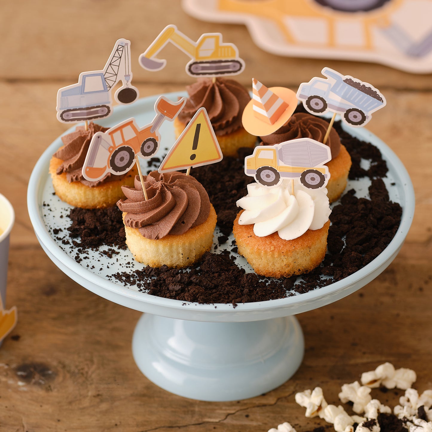Construction Cupcake Toppers