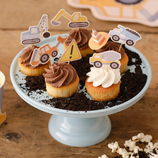 Construction Cupcake Toppers