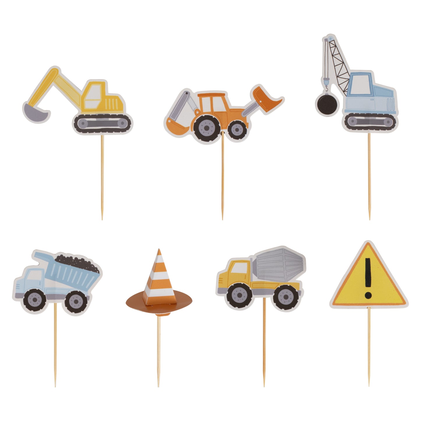 Construction Cupcake Toppers
