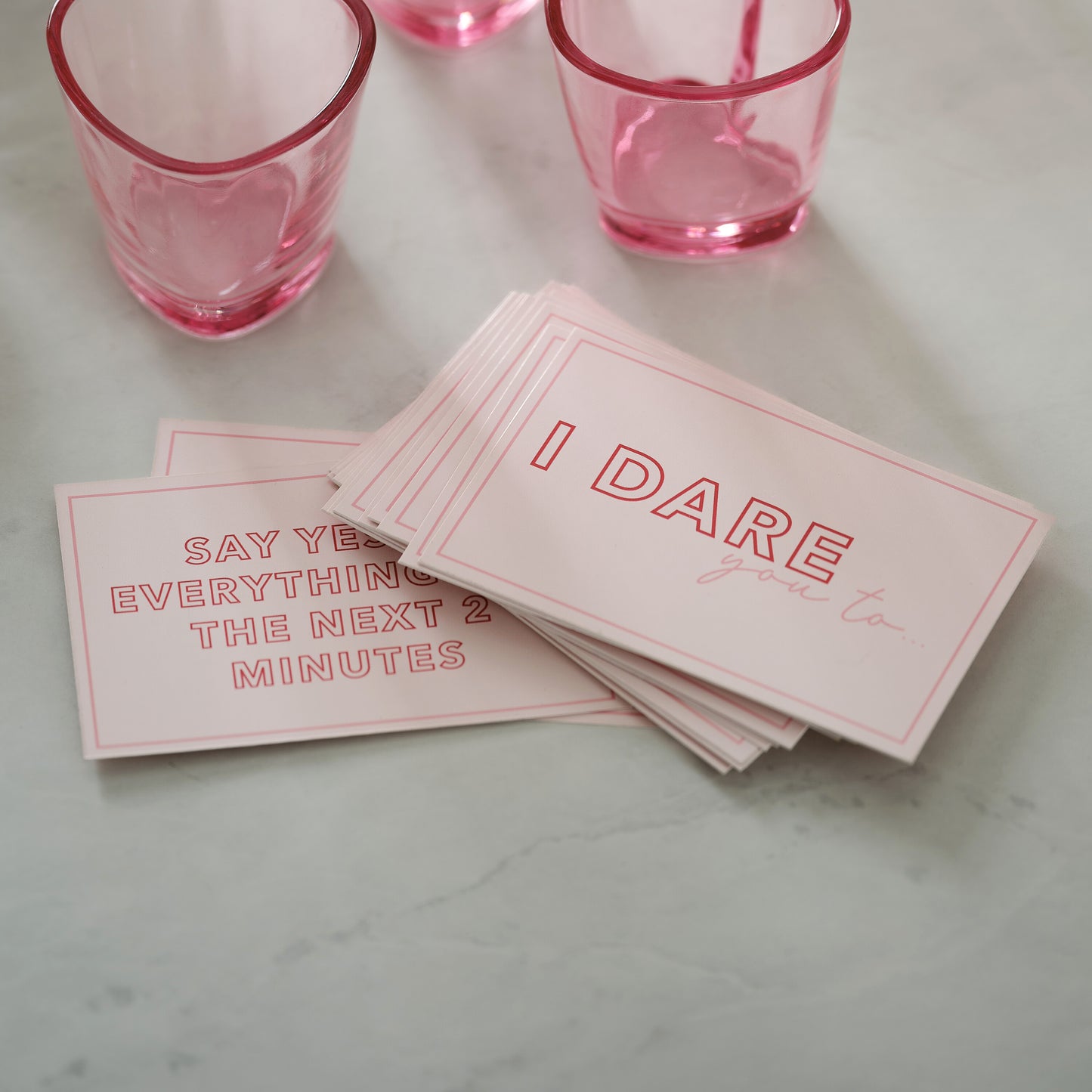 Pink Hen Party Dare Cards