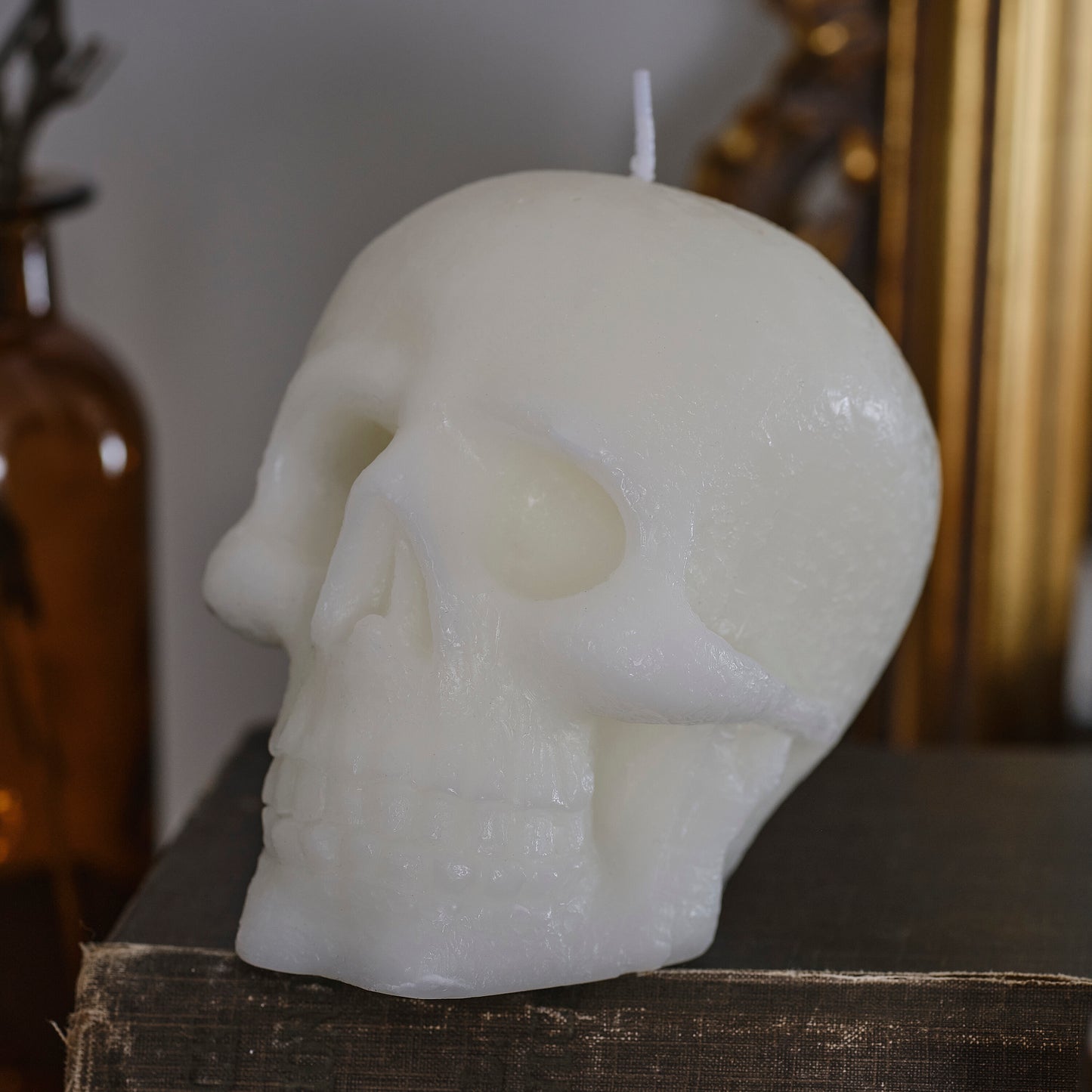 Skull Halloween Candle