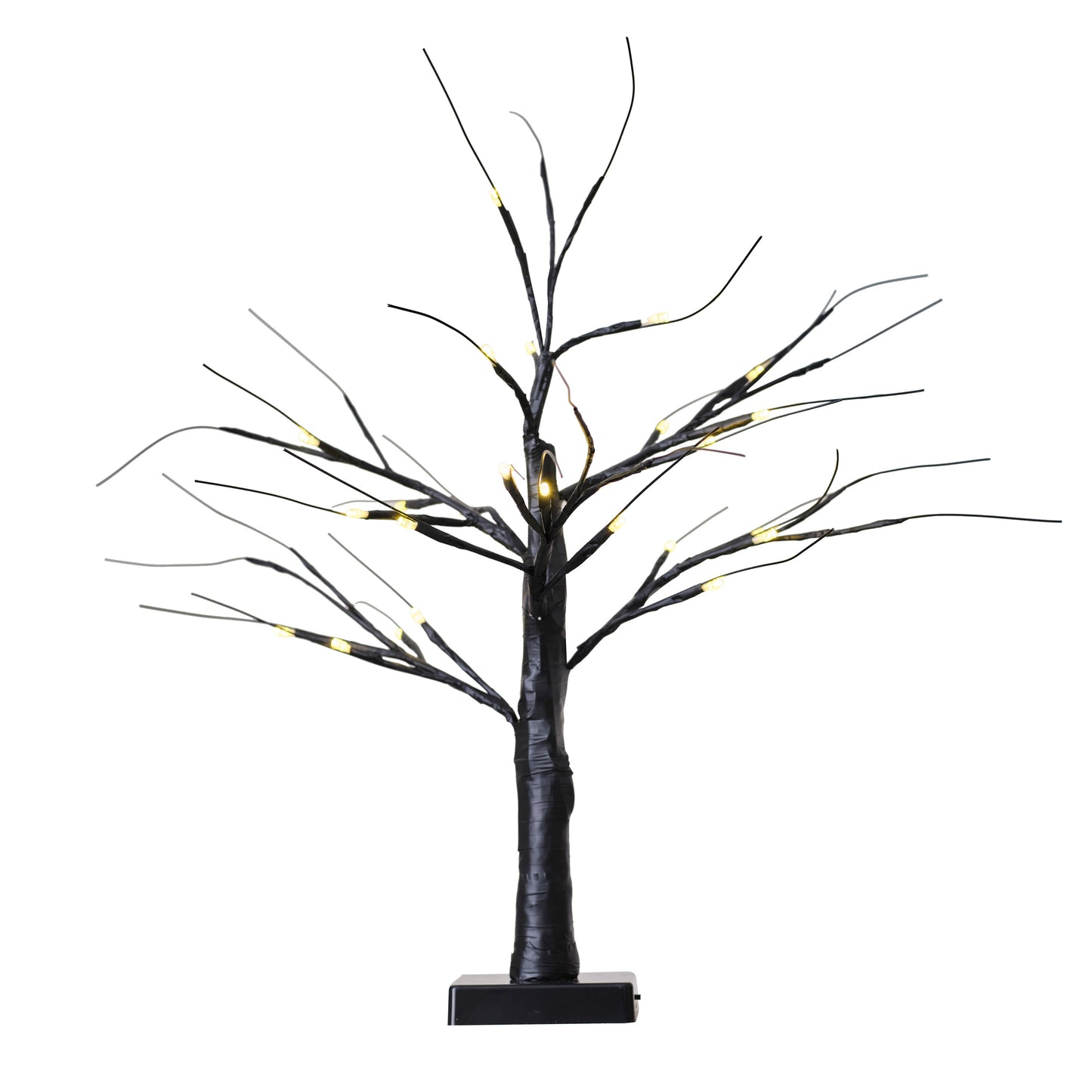 Black Light Up Halloween Tree Decoration