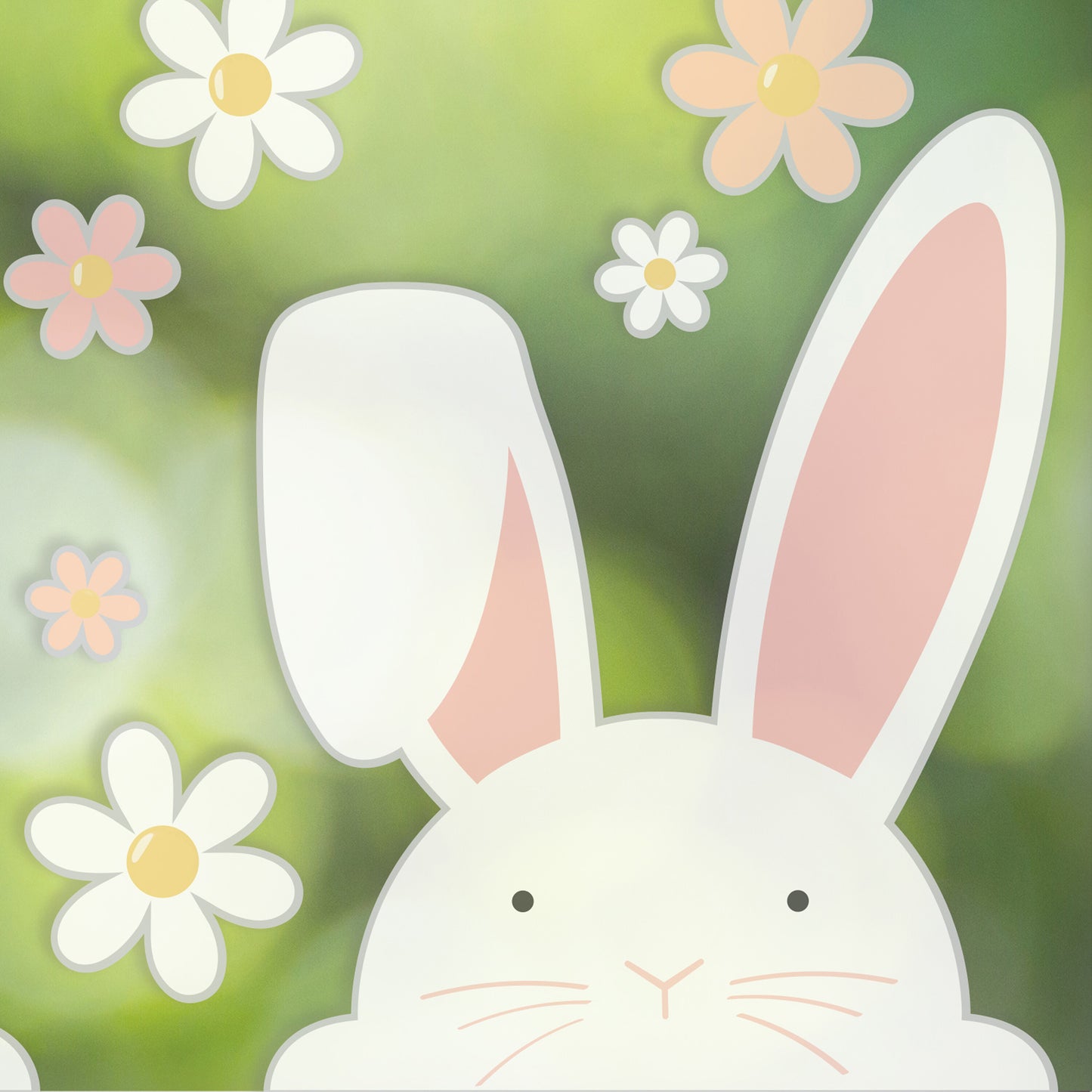 Bunny Easter Window Stickers