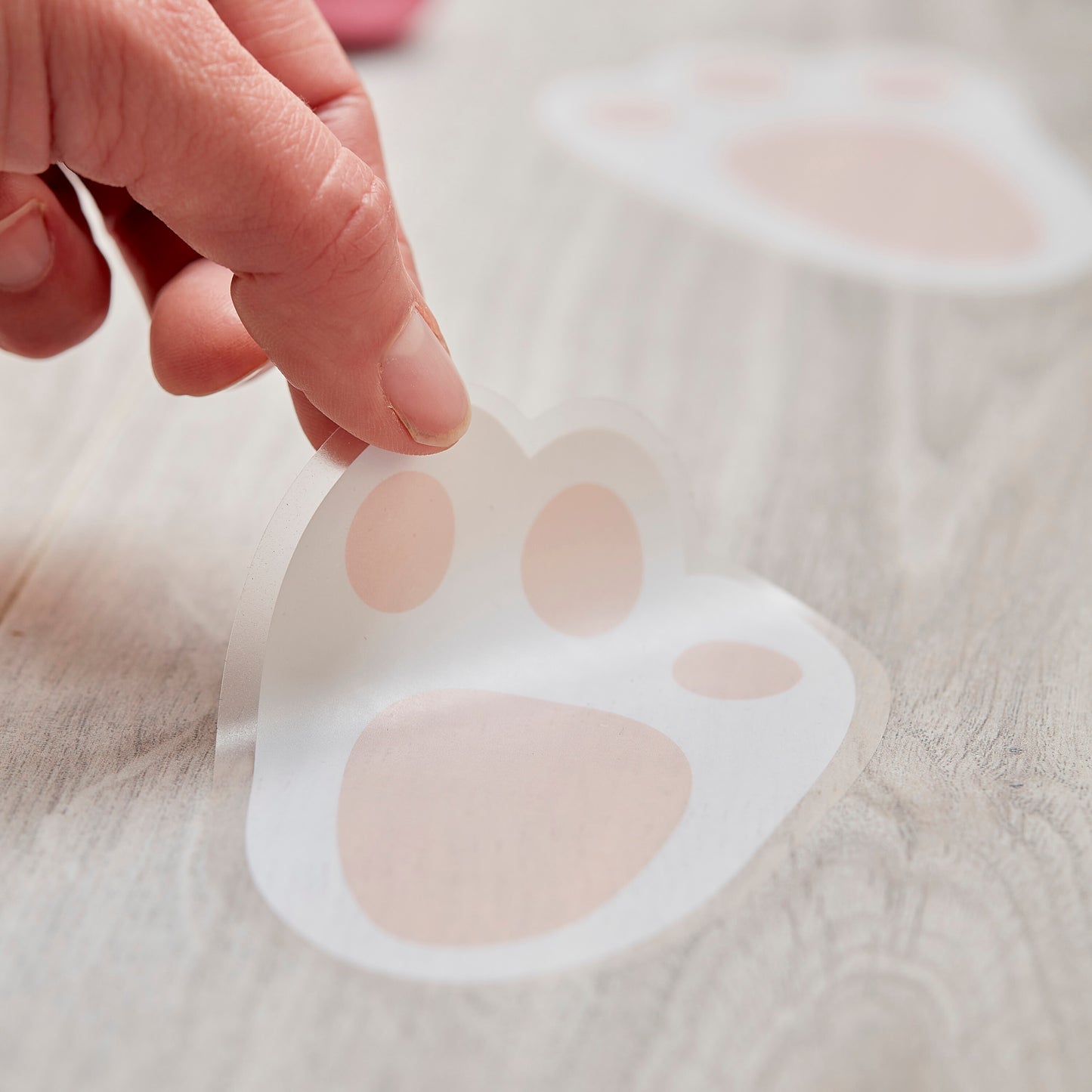 Easter Bunny Footprint Floor Stickers