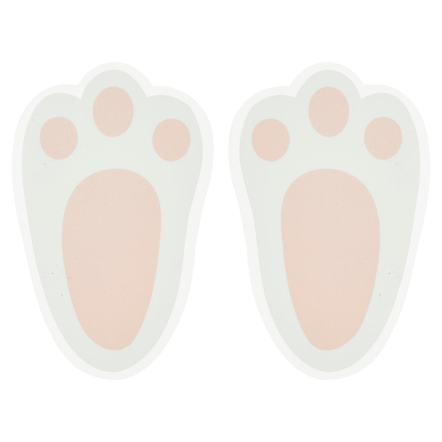 Easter Bunny Footprint Floor Stickers