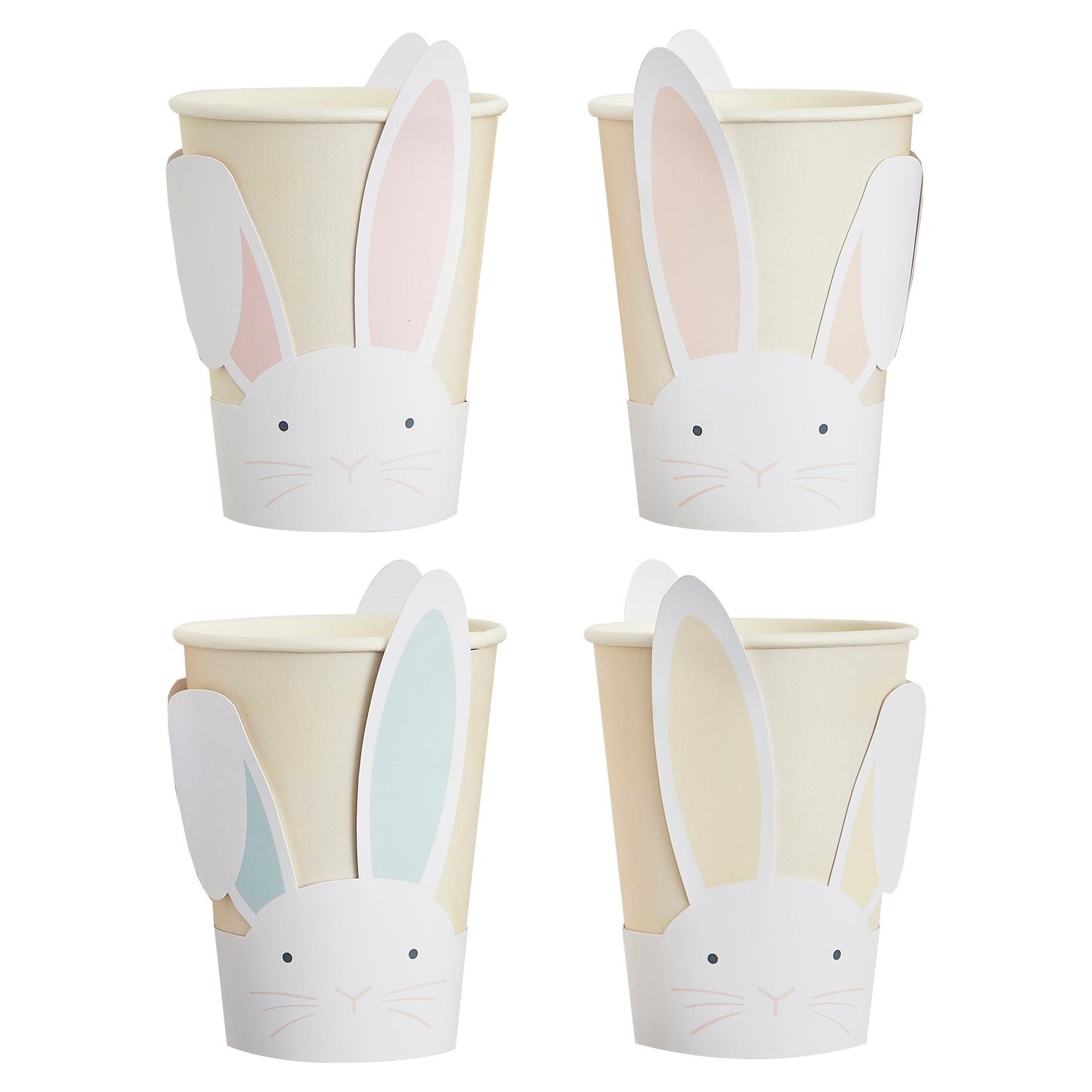 Pastel Easter Bunny Paper Cups