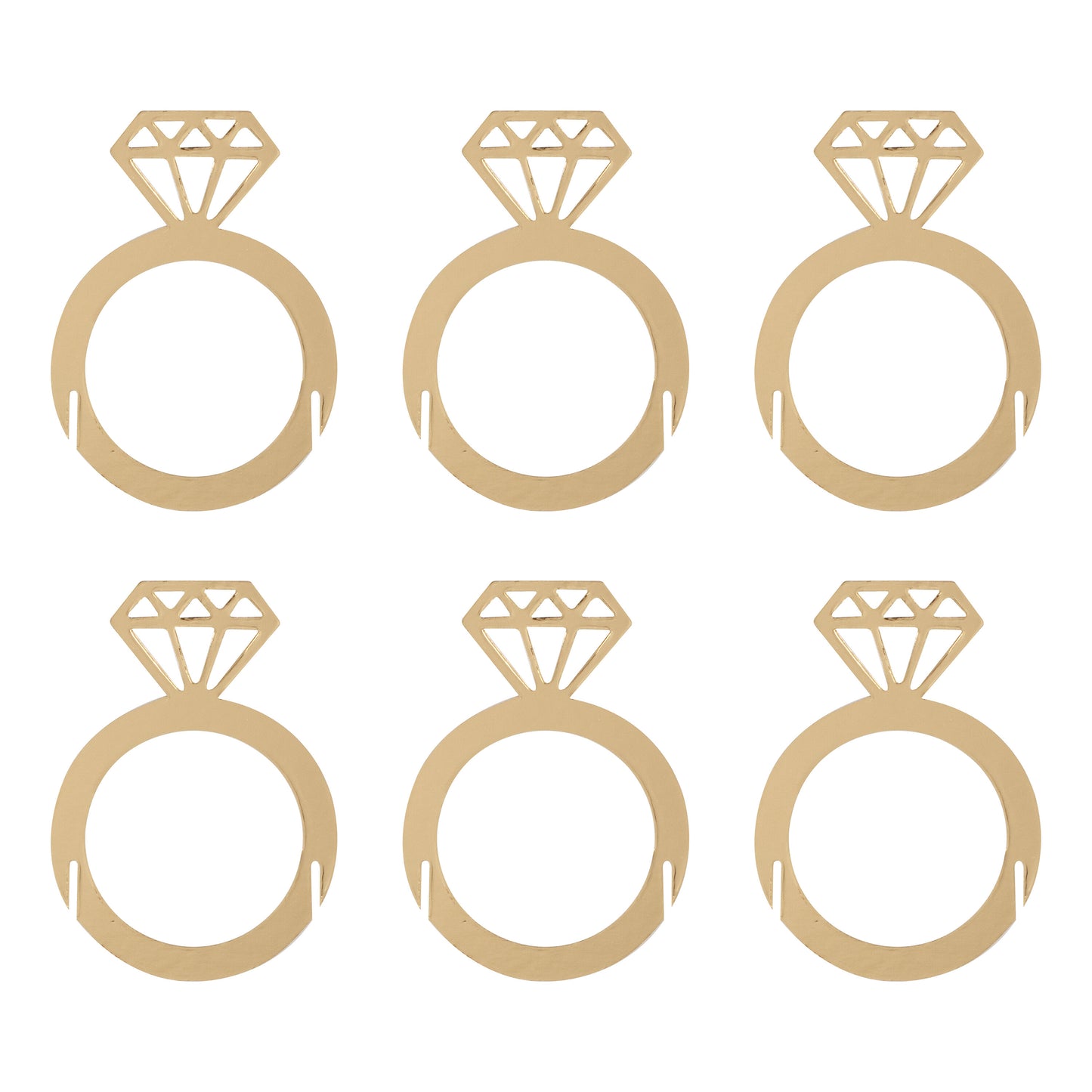 Engagement Party Ring Drink Topper Decorations