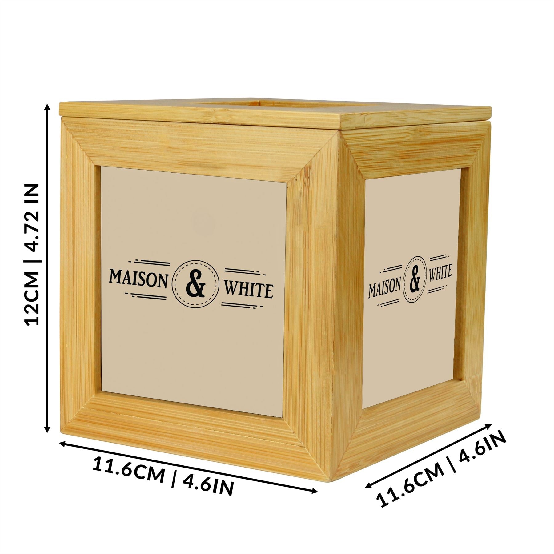 Bamboo Photo Cube | M&W	