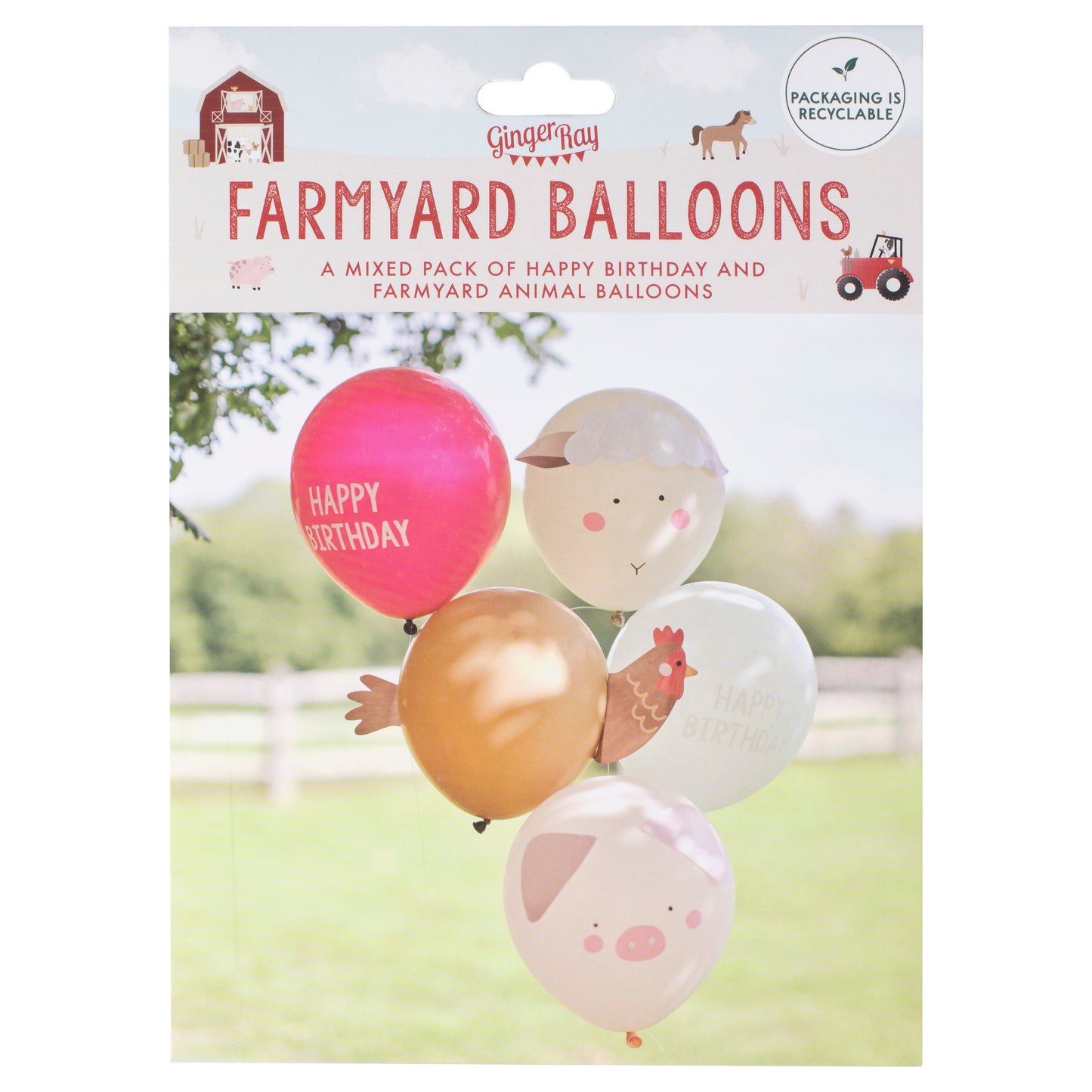 Farm Animals Birthday Balloon Party Bundle