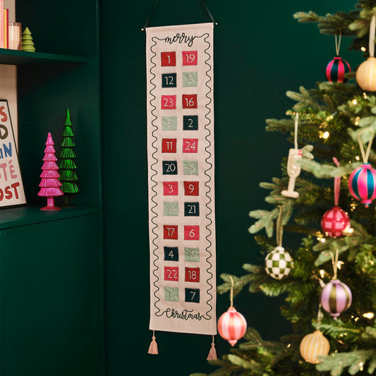 Fill Your Own Fabric Christmas Advent Calendar