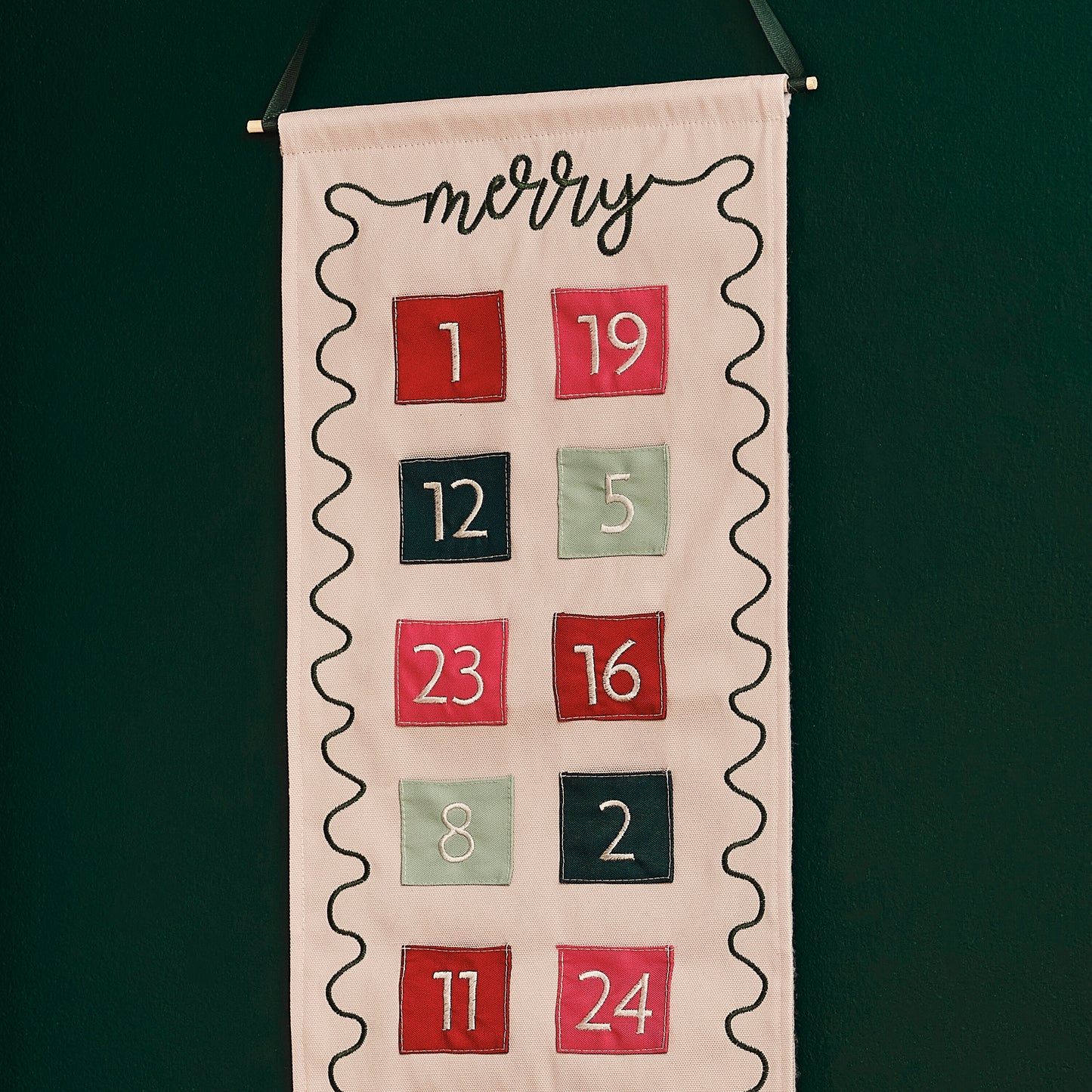 Fill Your Own Fabric Christmas Advent Calendar