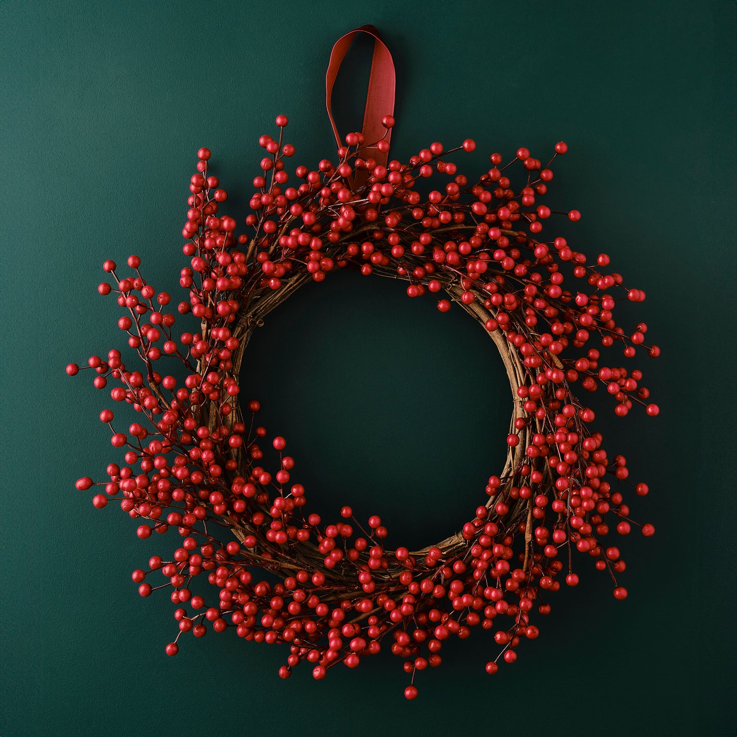 Red Berry Christmas Door Wreath