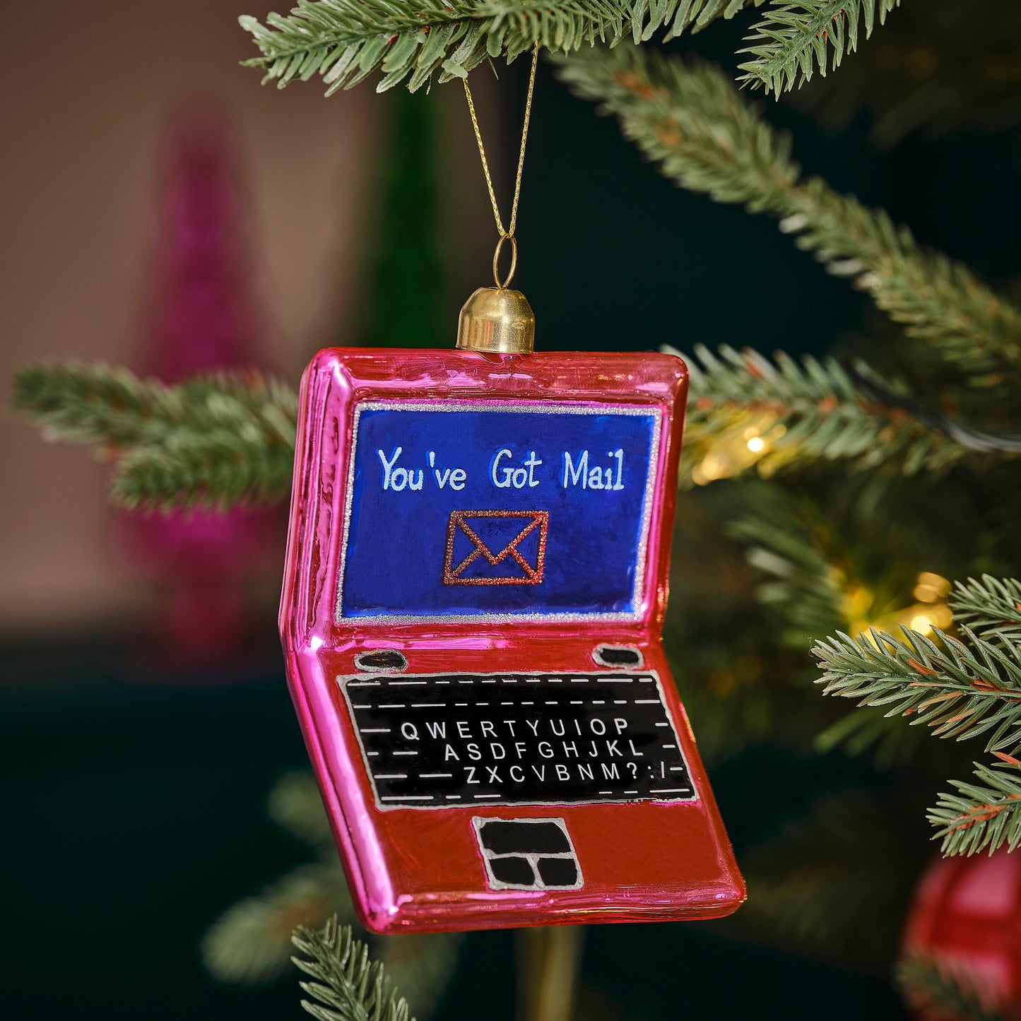 'You've Got Mail' Laptop Christmas Tree Decoration