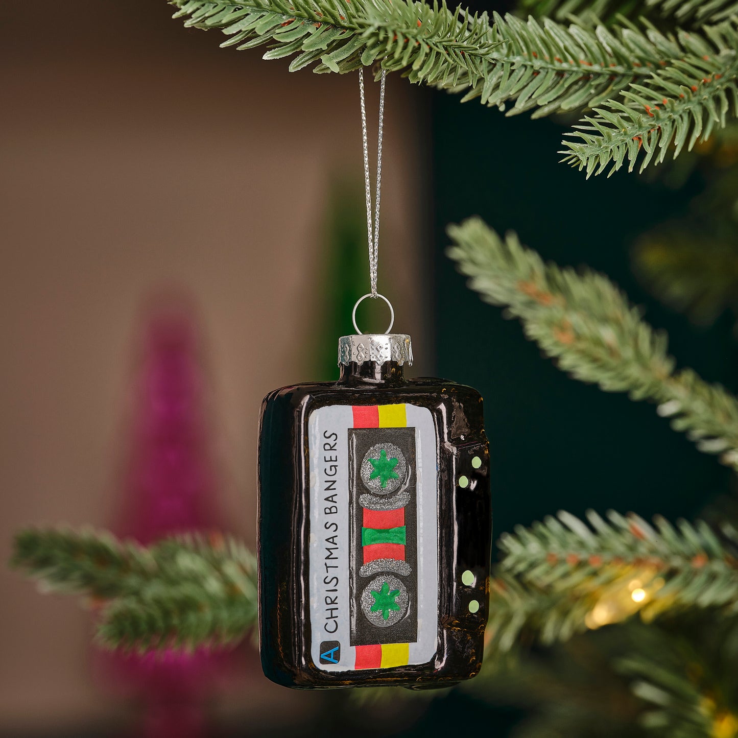 Christmas Bangers Cassette Tape Christmas Tree Decoration