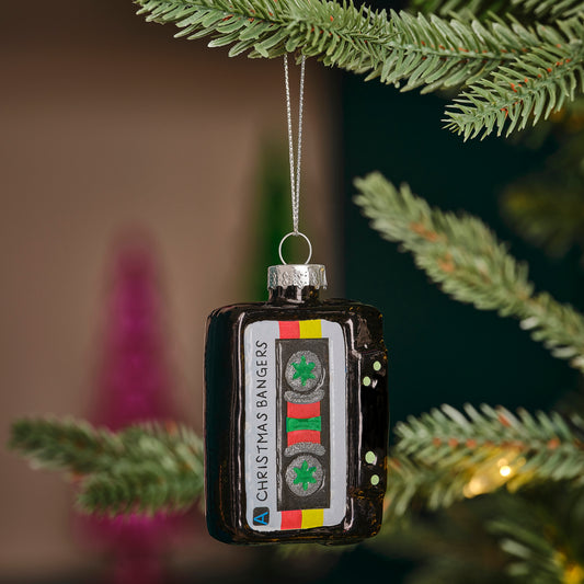 Christmas Bangers Cassette Tape Christmas Tree Decoration