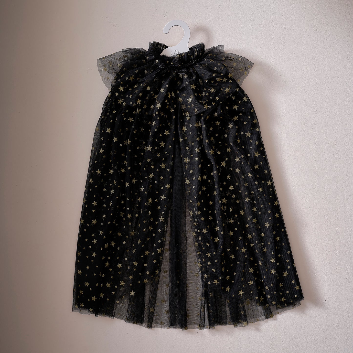 Black & Gold Star Witch Costume Cape