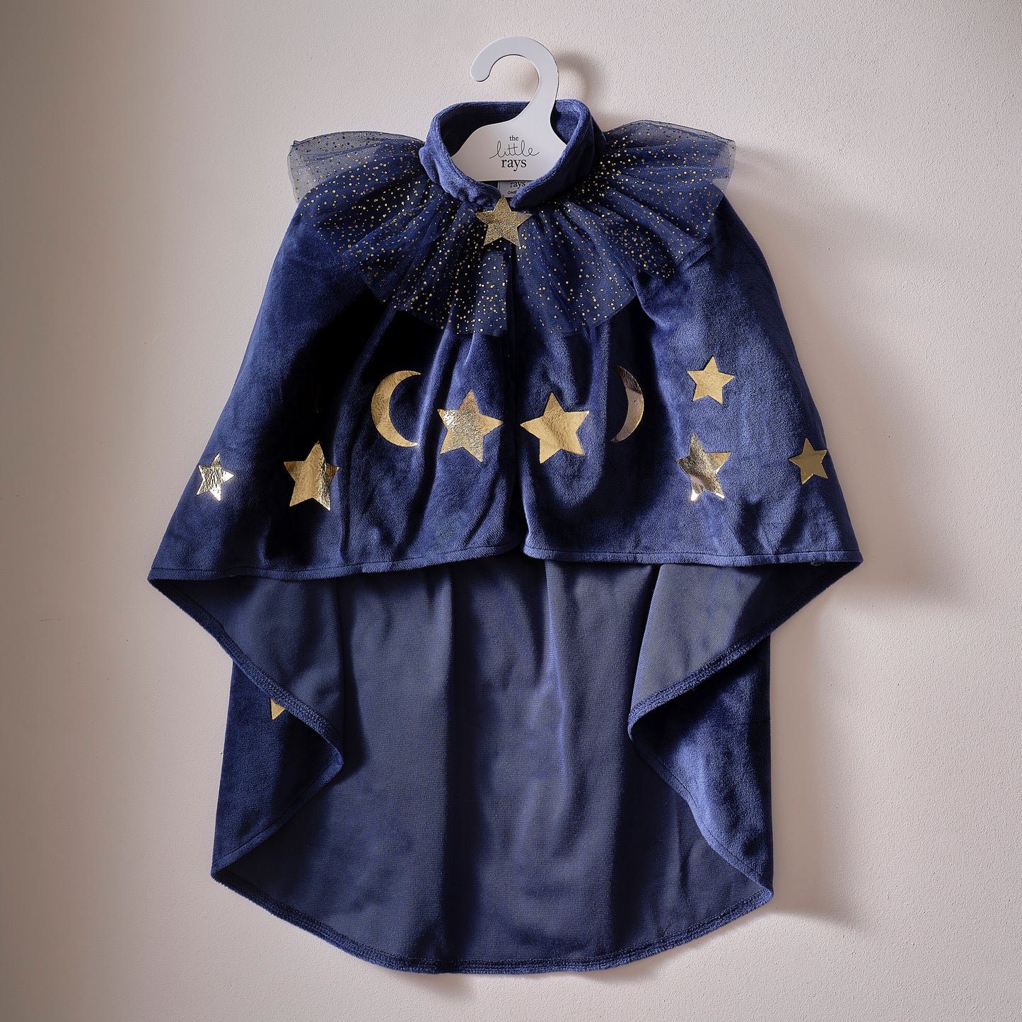Navy Velvet Wizard Costume Cape