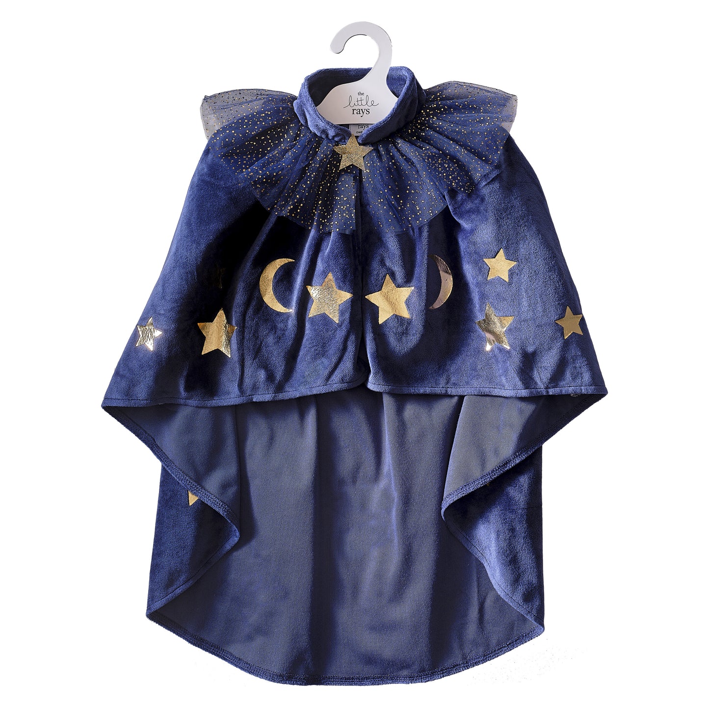 Navy Velvet Wizard Costume Cape