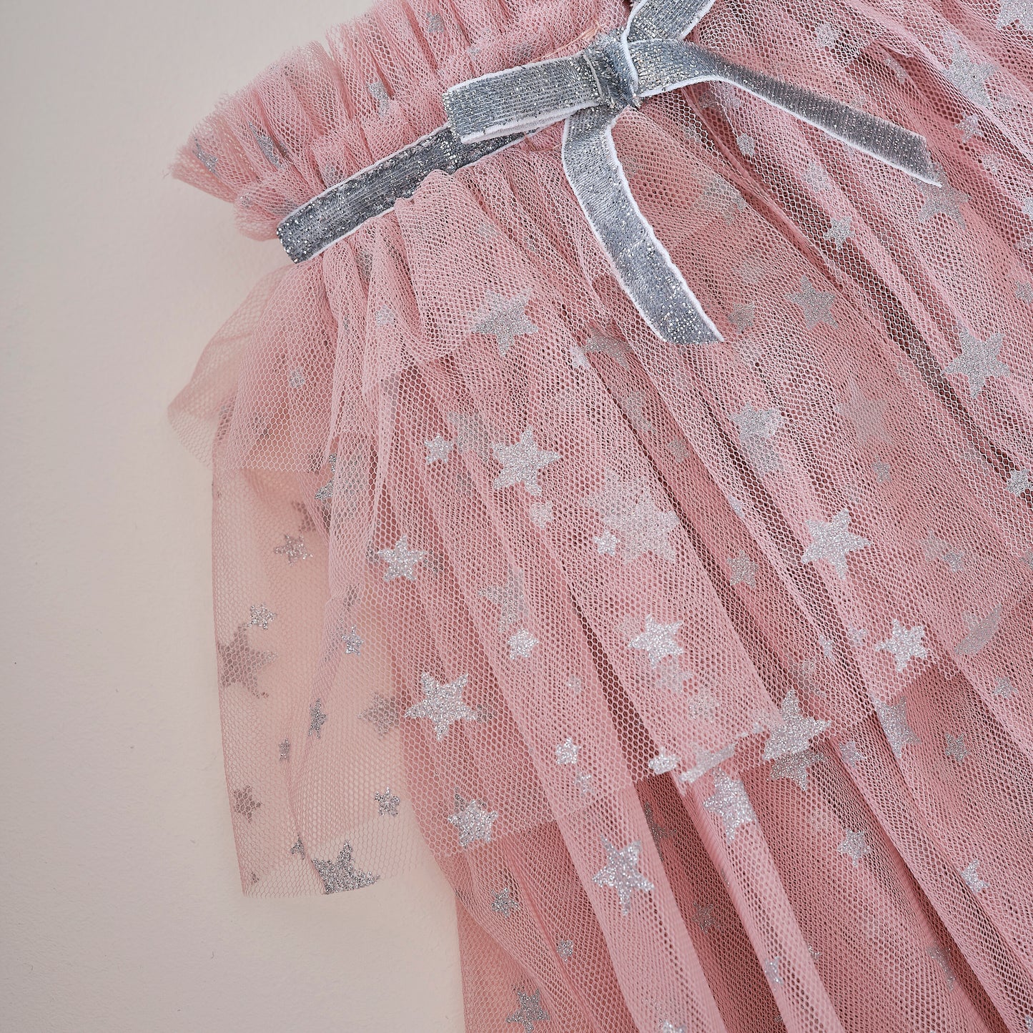 Pink & Silver Sparkle Fairy Princess Costume Cape