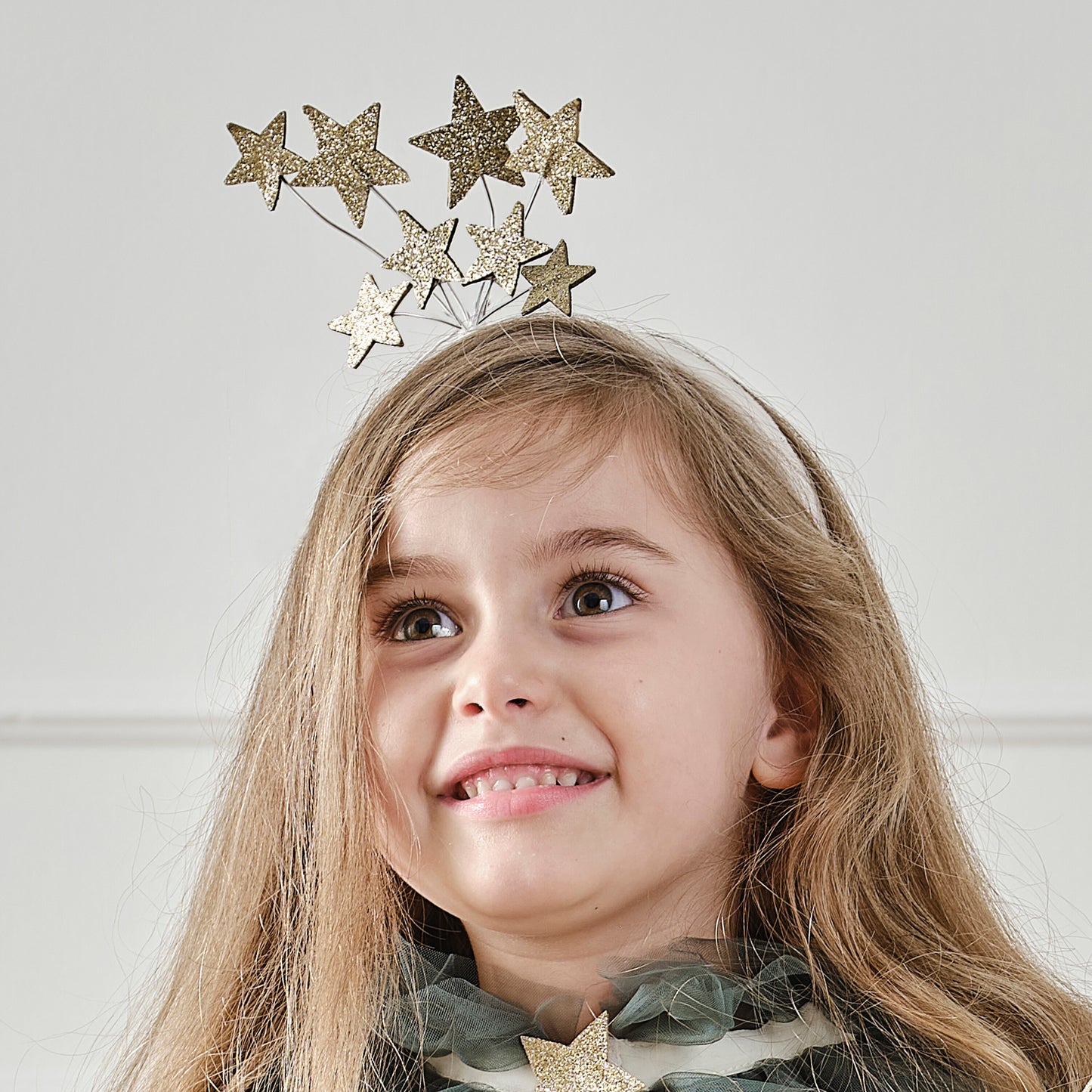 Gold Star Christmas Headband