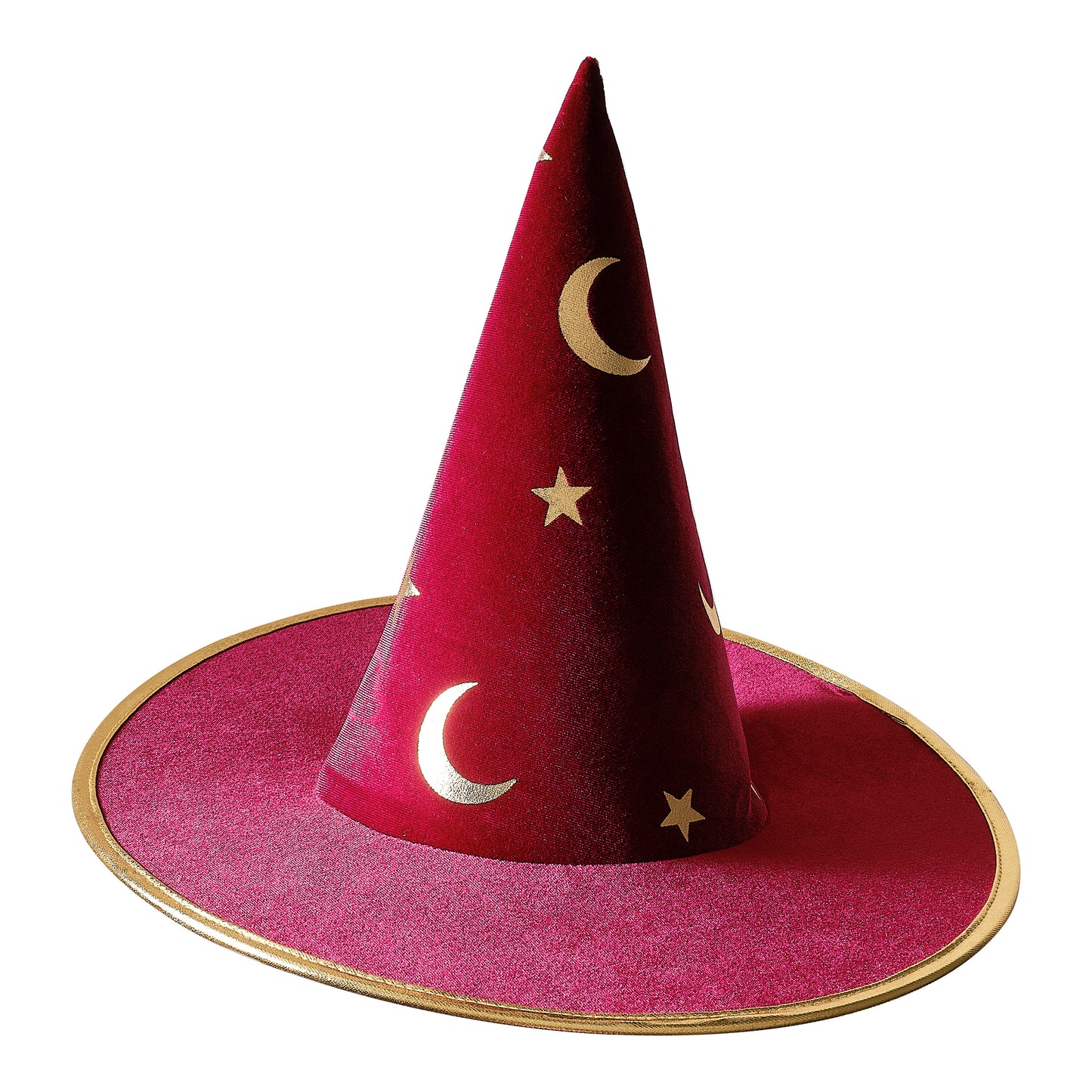 Burgundy Velvet Magician Hat