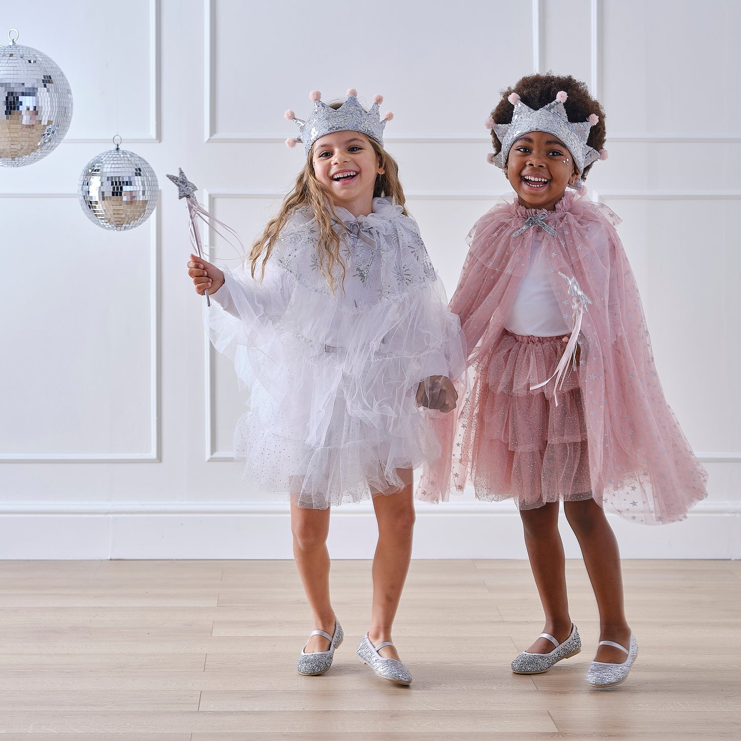 Pink & Silver Sparkle Fairy Princess Costume Tutu