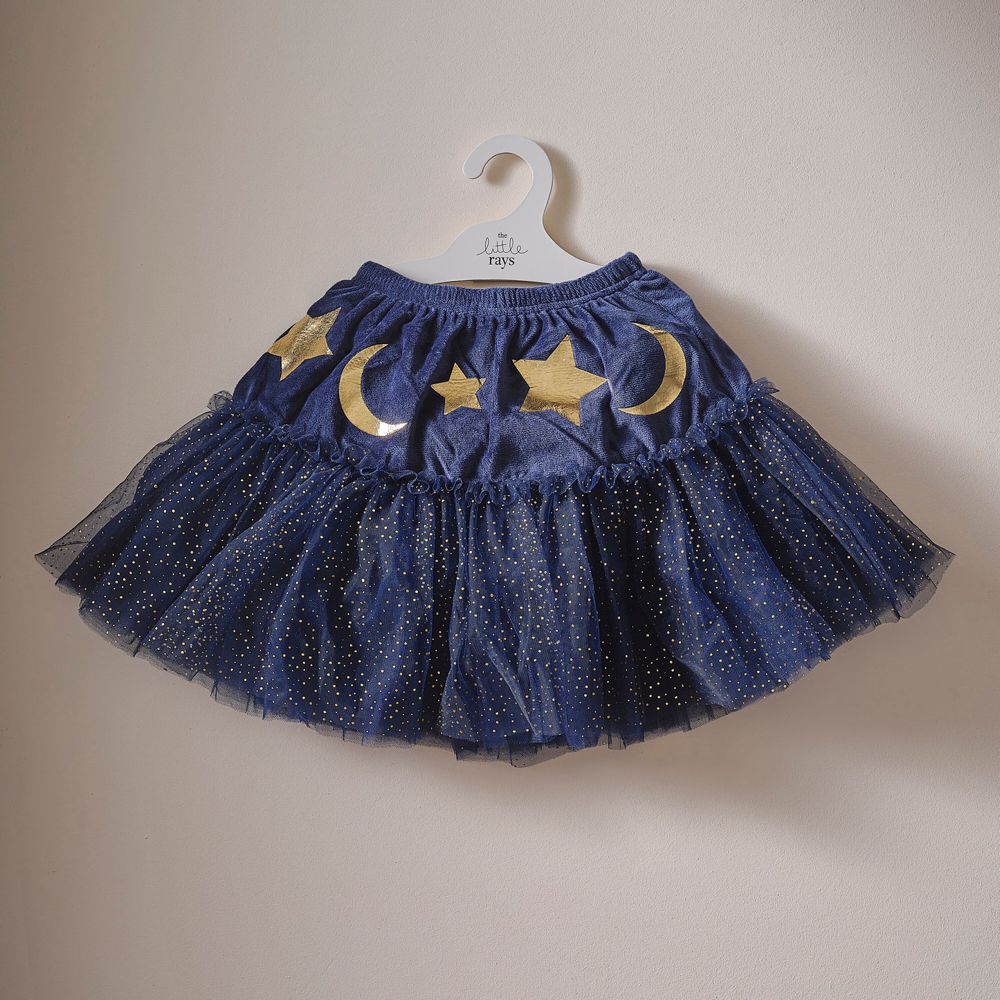 Navy Velvet Sparkle Kids Wizard Tutu