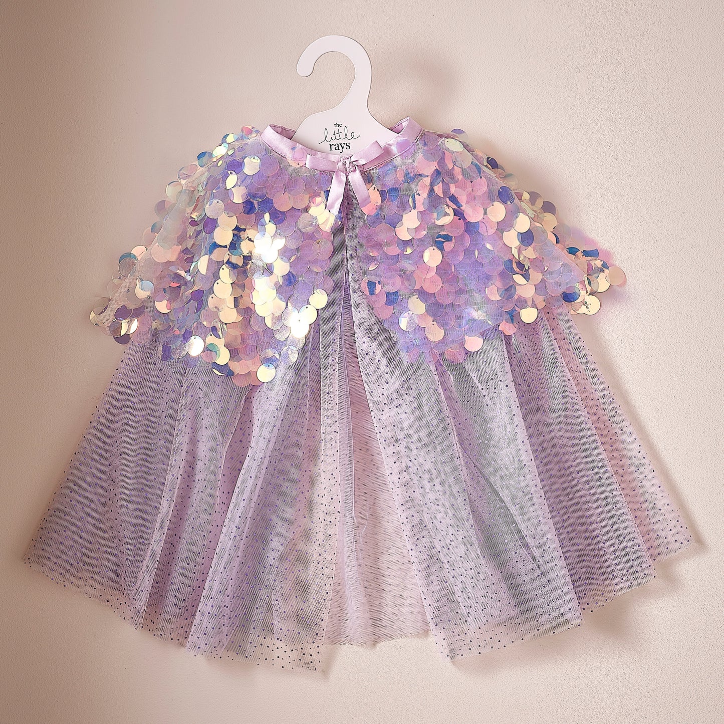 Purple Sequin Mermaid Costume Cape