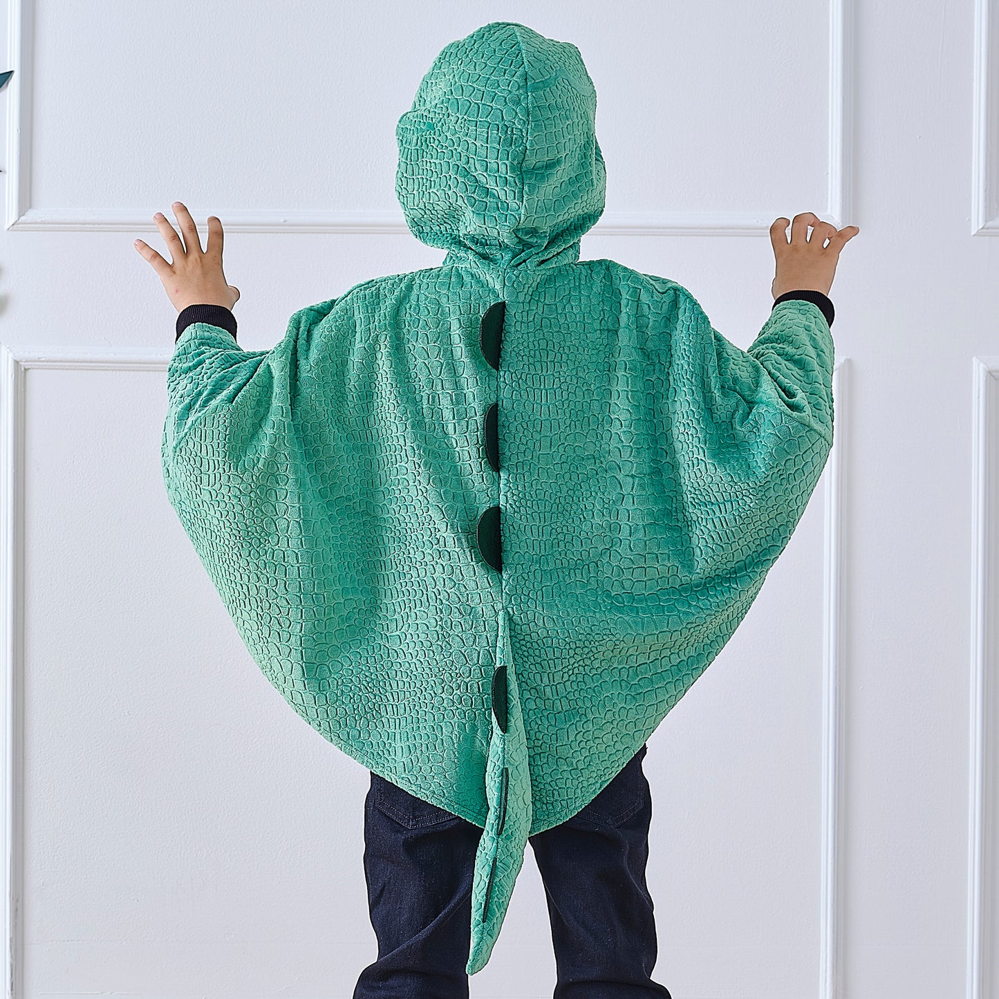 Green Dinosaur Costume Cape