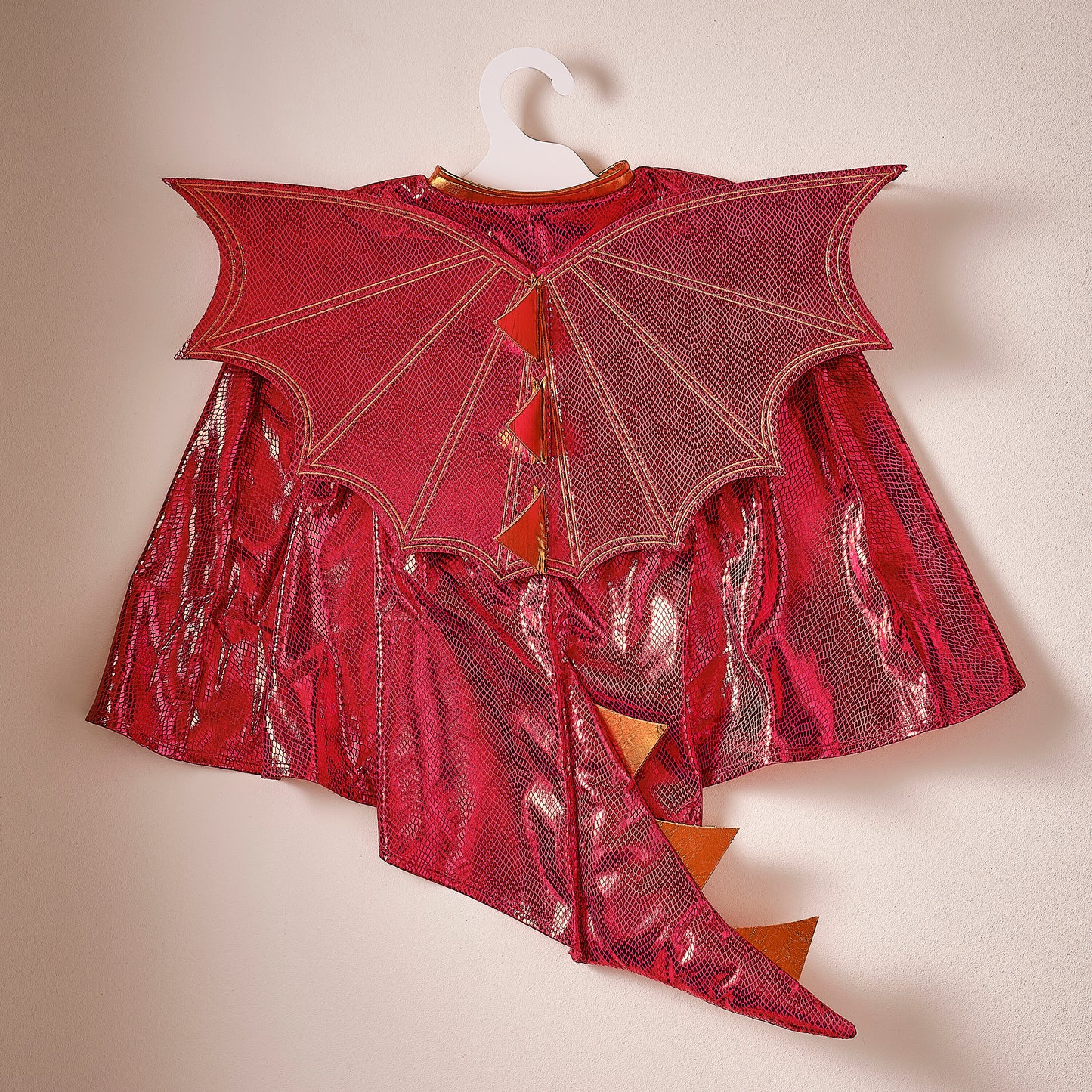 Red Dragon Costume Cape