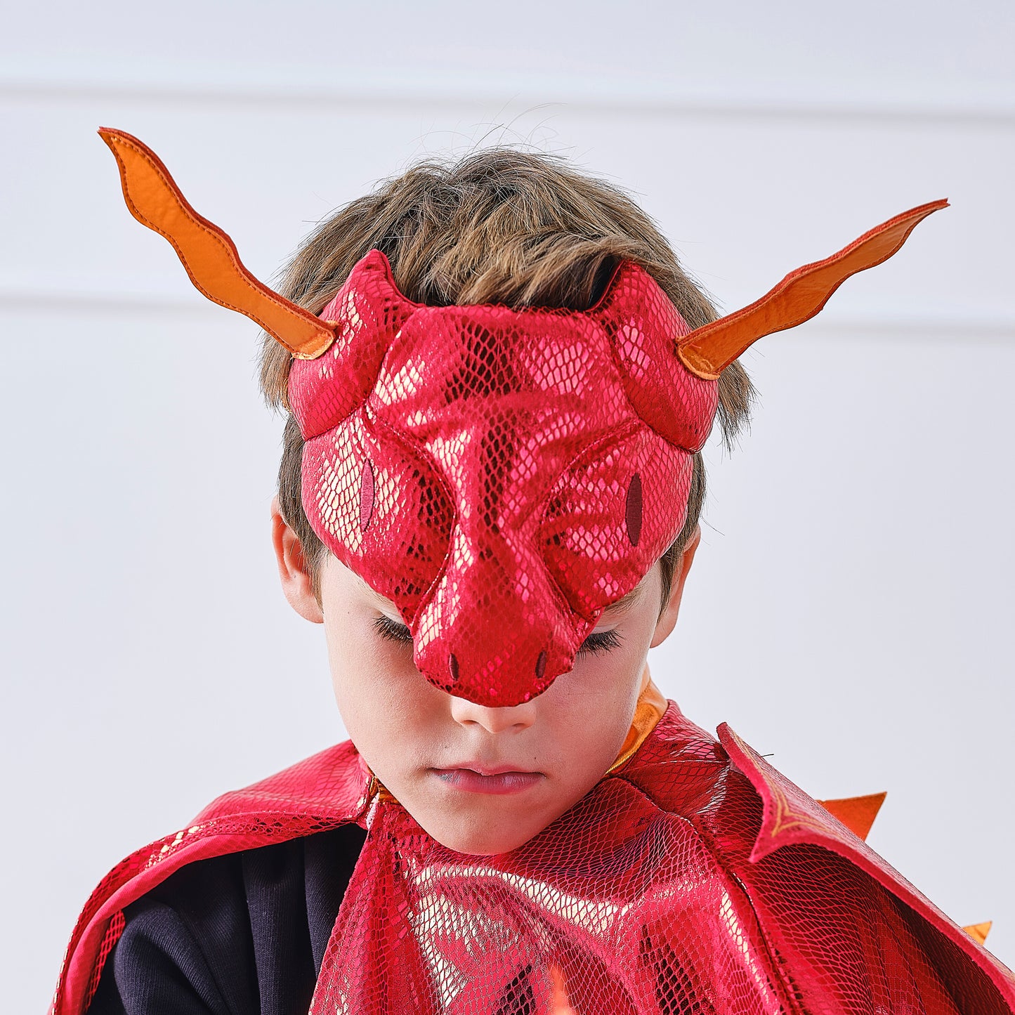Red Dragon Costume Mask